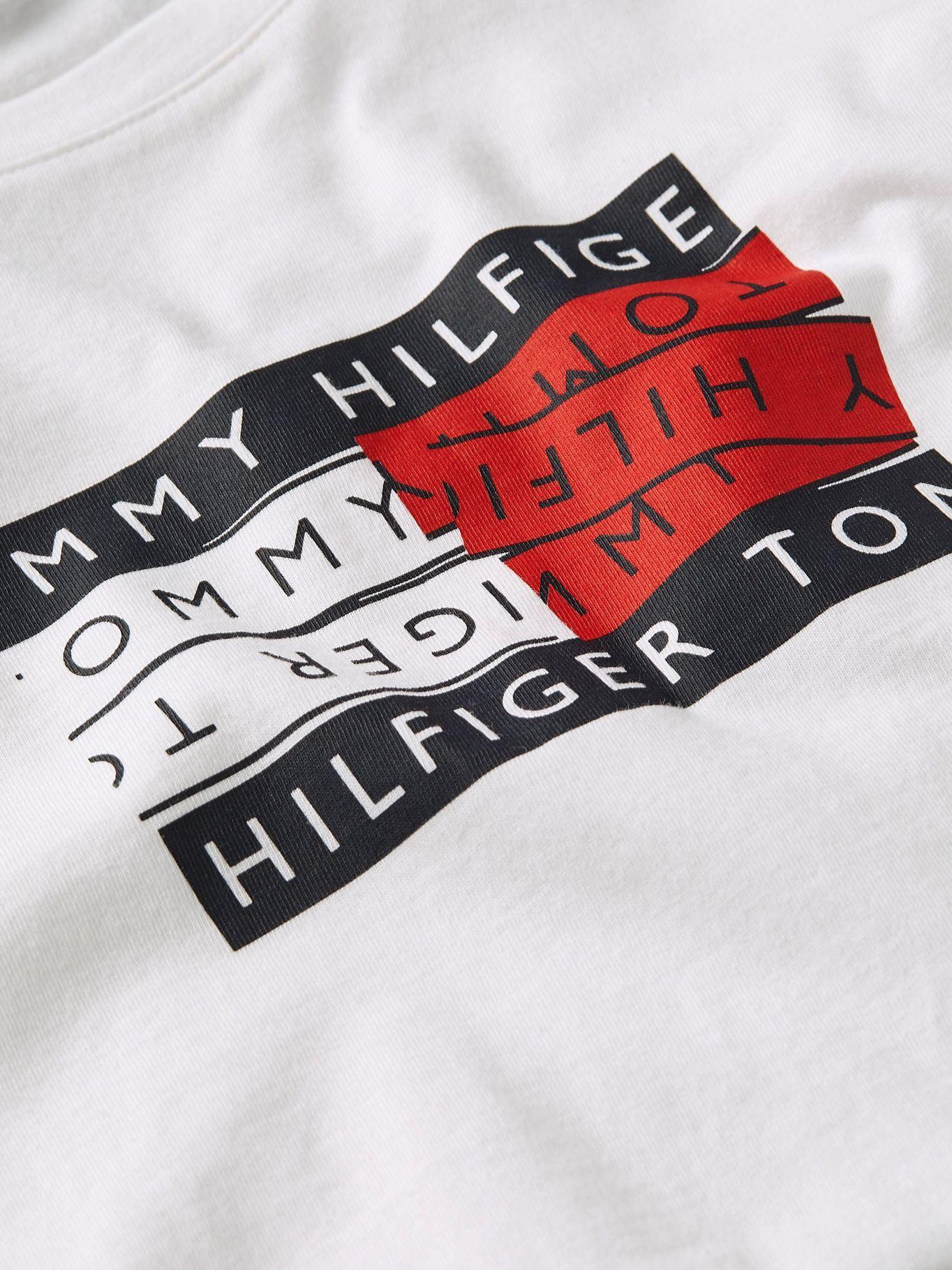 Polera Print Classic Blanco Tommy Hilfiger JL2-2