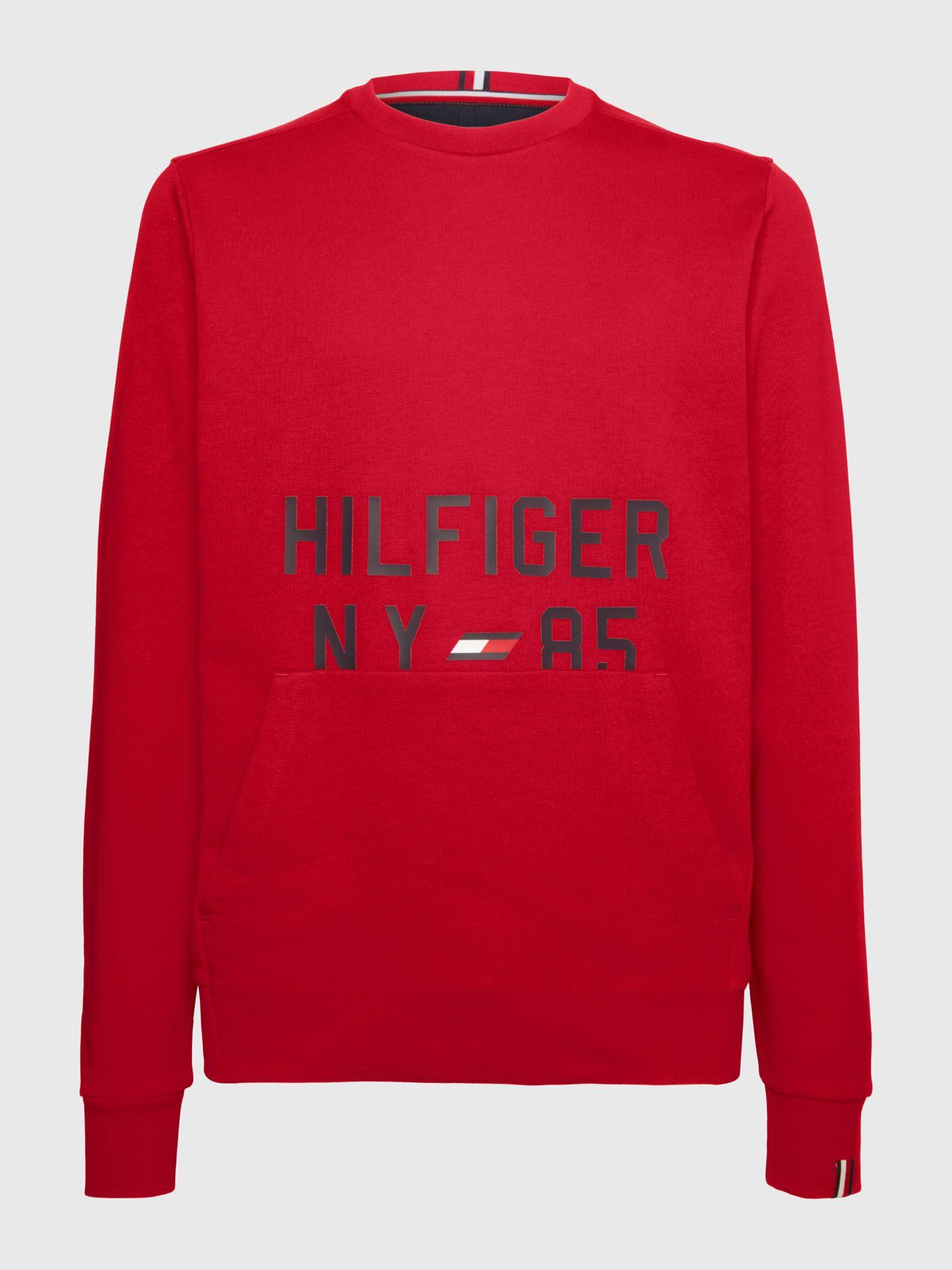 Polerón Con Logo Gráfico Rojo Tommy Hilfiger-4