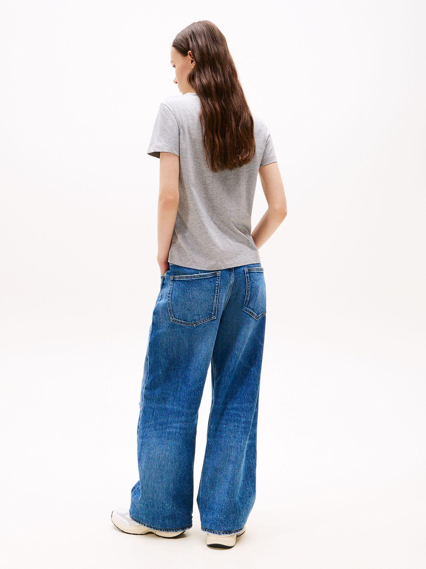 Polera Con Logo Degradado Gris Q13 Tommy Jeans-2