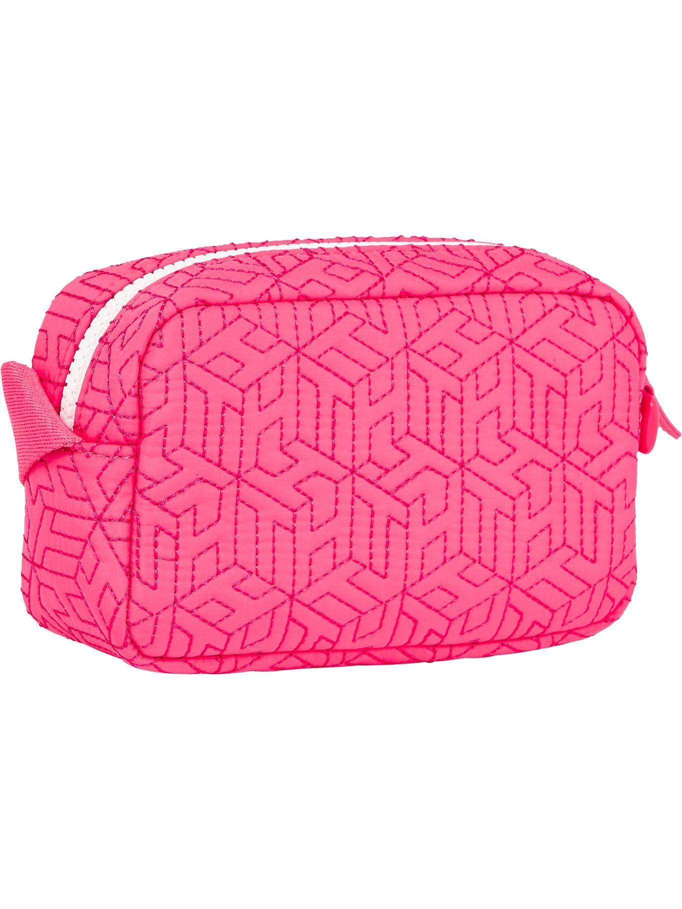 Bandolera Acolchada Monogram Rosado Tommy Hilfiger-1