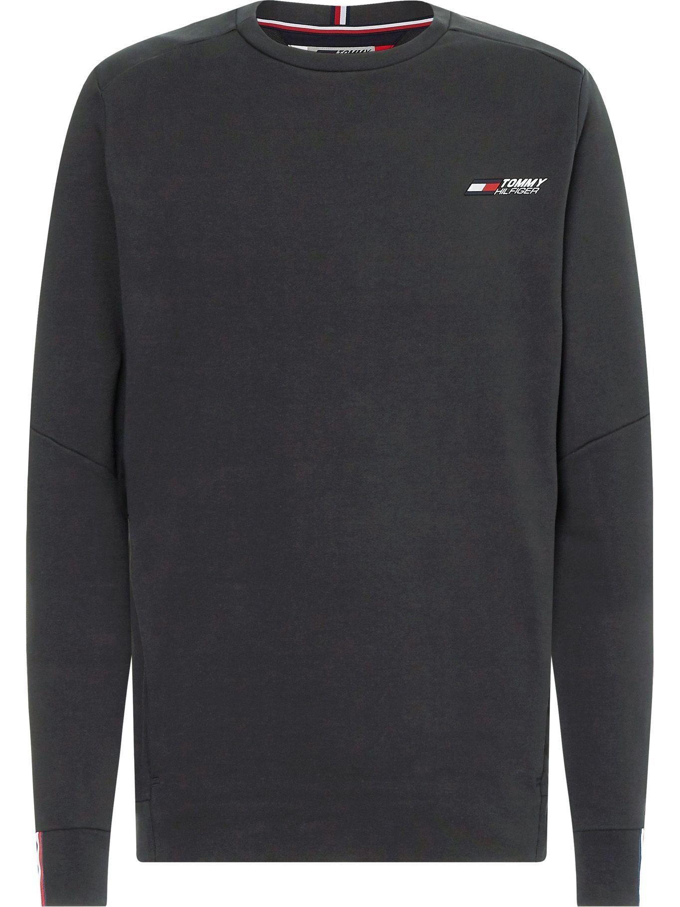 Polerón Terry Logo Negro Tommy Hilfiger M2-0
