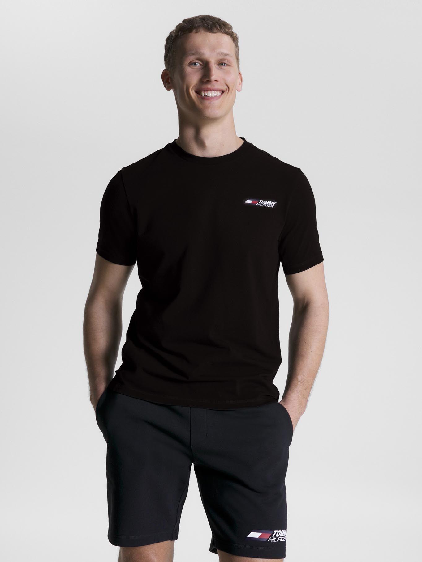 Polera Sport Essential Logo Negro Tommy Hilfiger-0