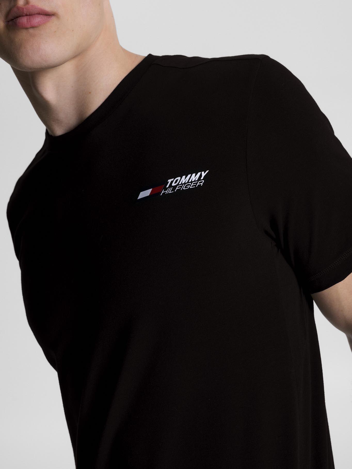 Polera Sport Essential Logo Negro Tommy Hilfiger-3