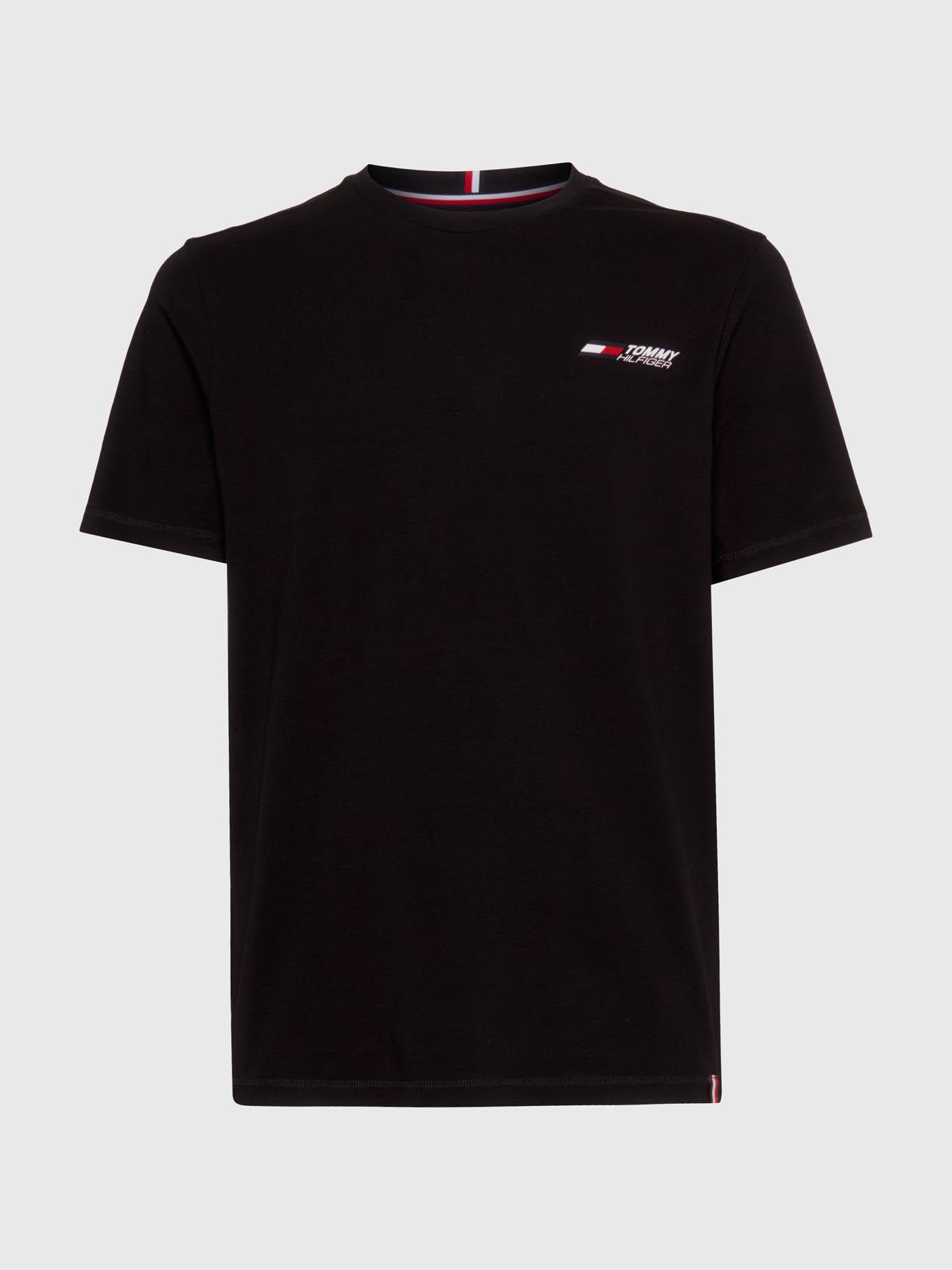 Polera Sport Essential Logo Negro Tommy Hilfiger-4