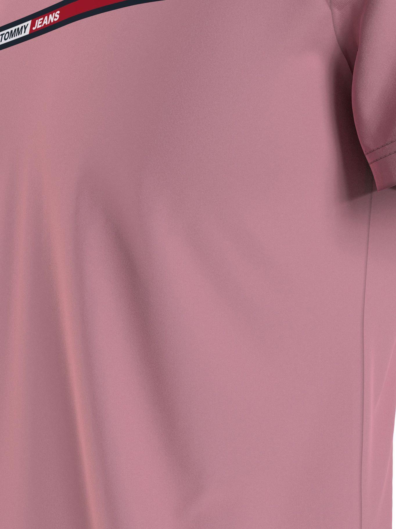 Polera Essential Logo Rosado Tommy Hilfiger-3