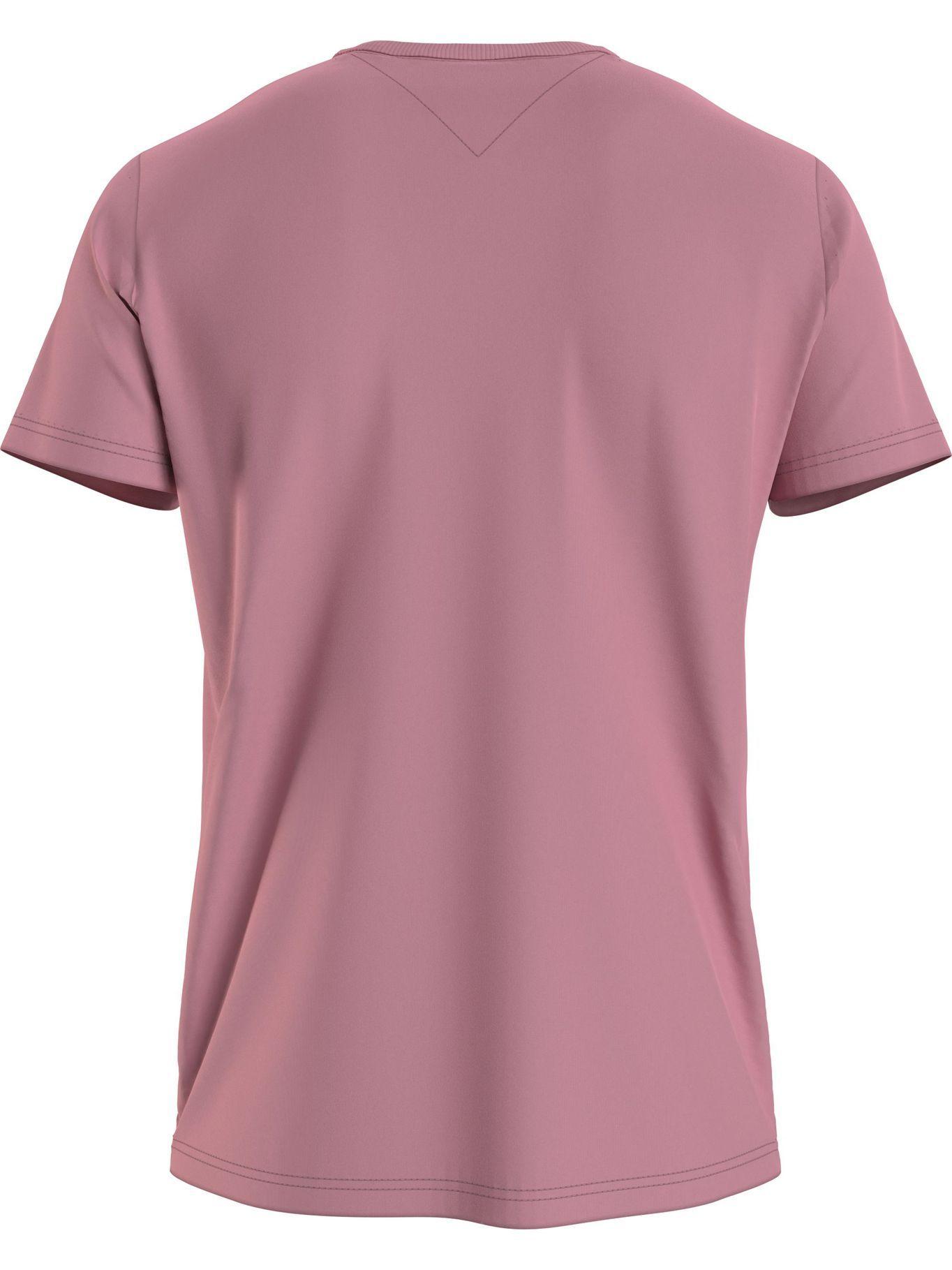 Polera Essential Logo Rosado Tommy Hilfiger-1