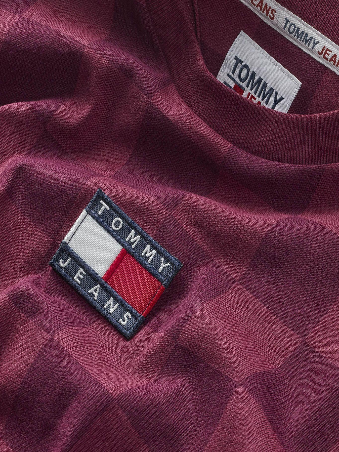 Polera Skater Checkerboard  Burdeo Tommy Jeans-2