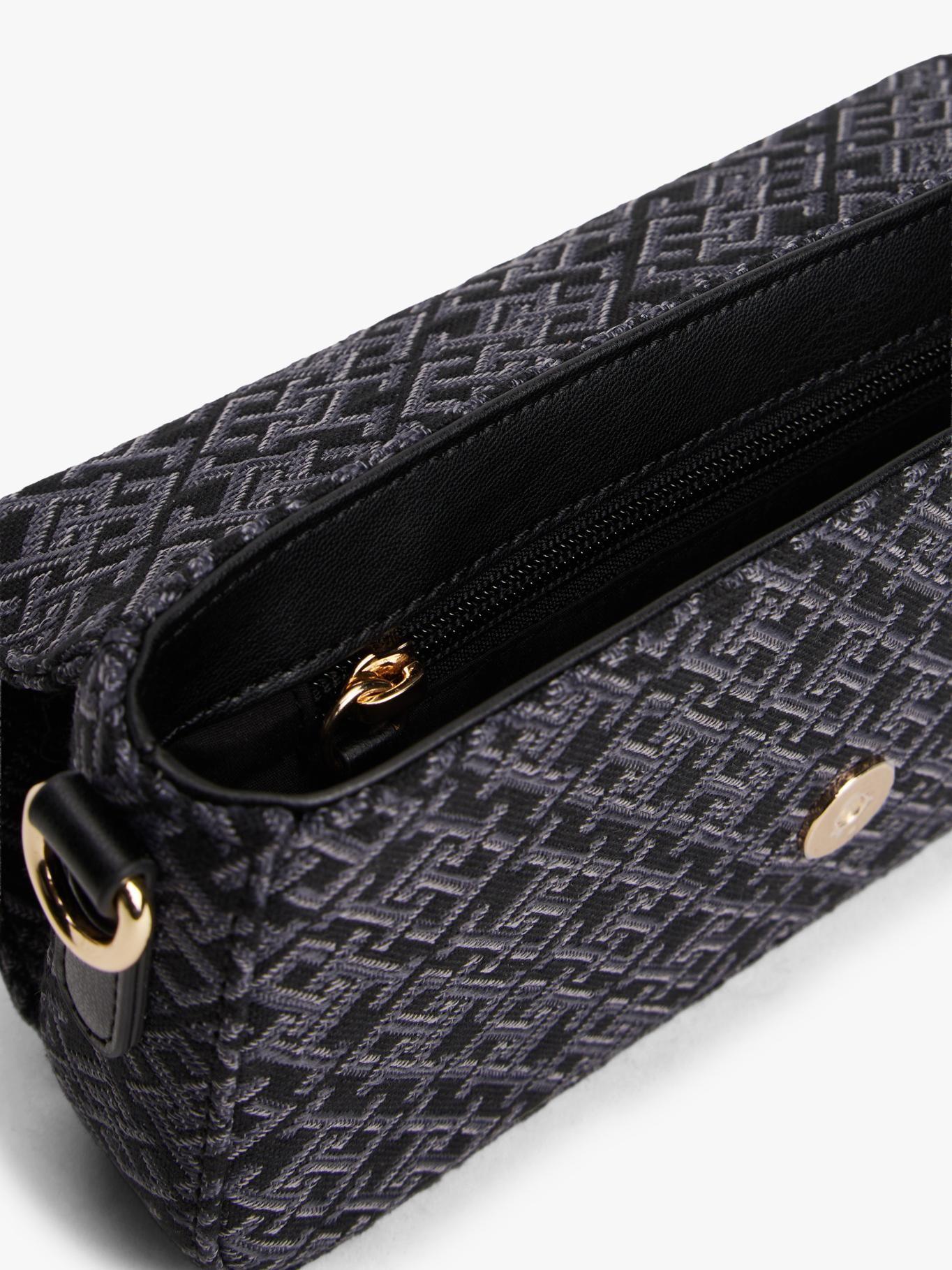 Cartera Icon De Jacquard Negro Tommy Hilfiger-3