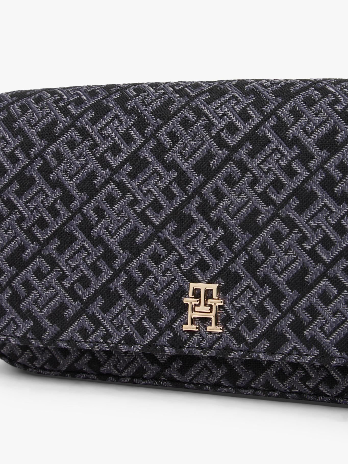 Cartera Icon De Jacquard Negro Tommy Hilfiger-4