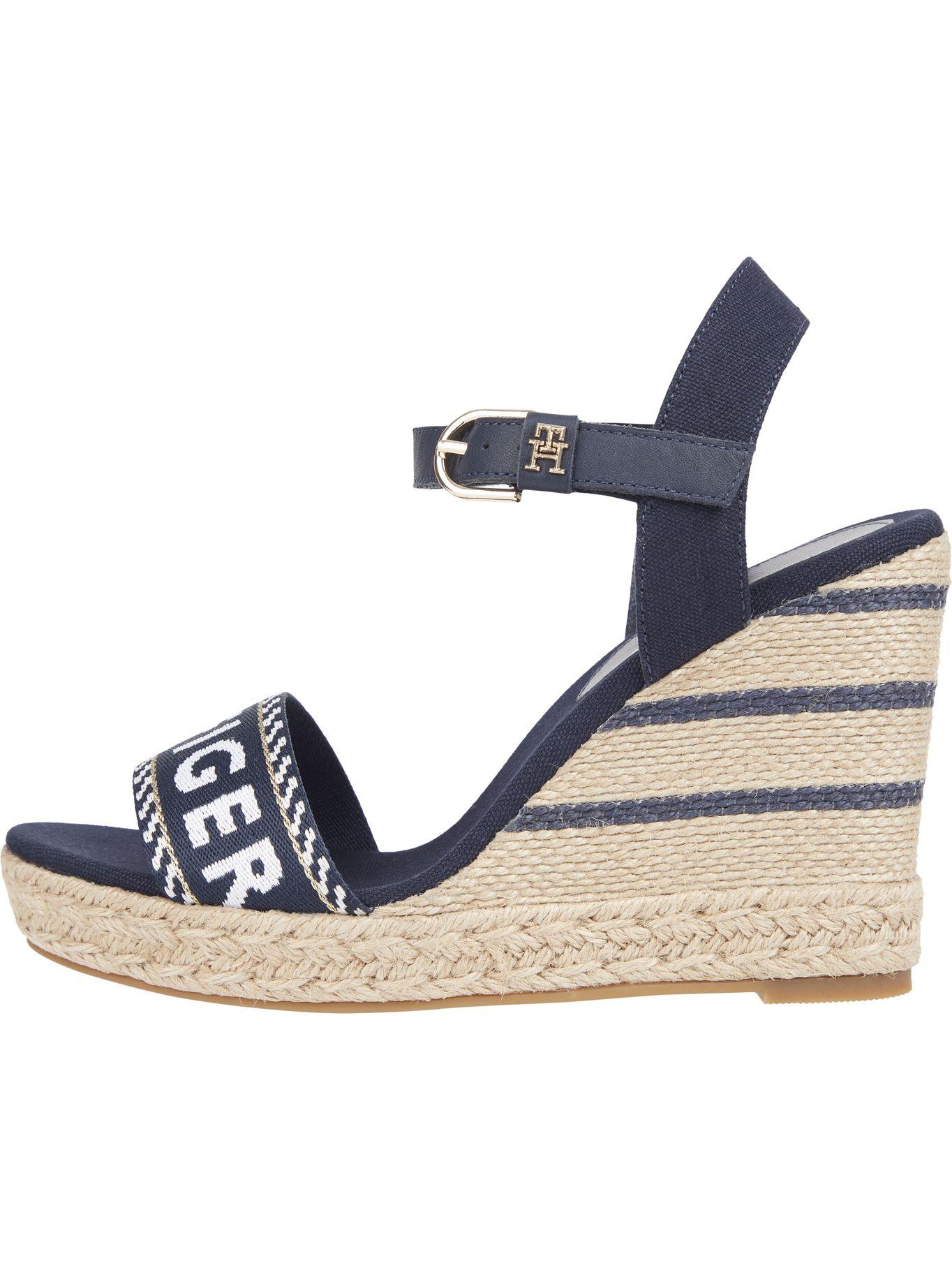Sandalias Seasonal Con Logo Azul Tommy Hilfiger-2