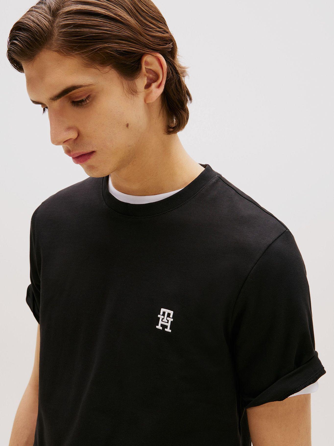 Polera Monogram Logo Negro Tommy Hilfiger-3