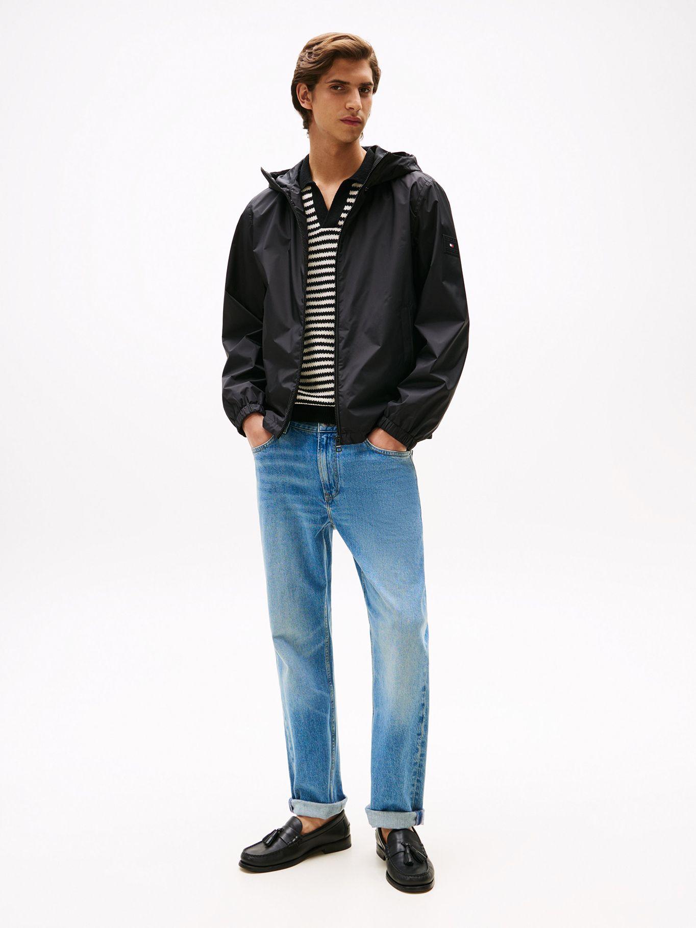 Cortavientos Hood  Logo Engomado Negro Tommy Hilfiger-1