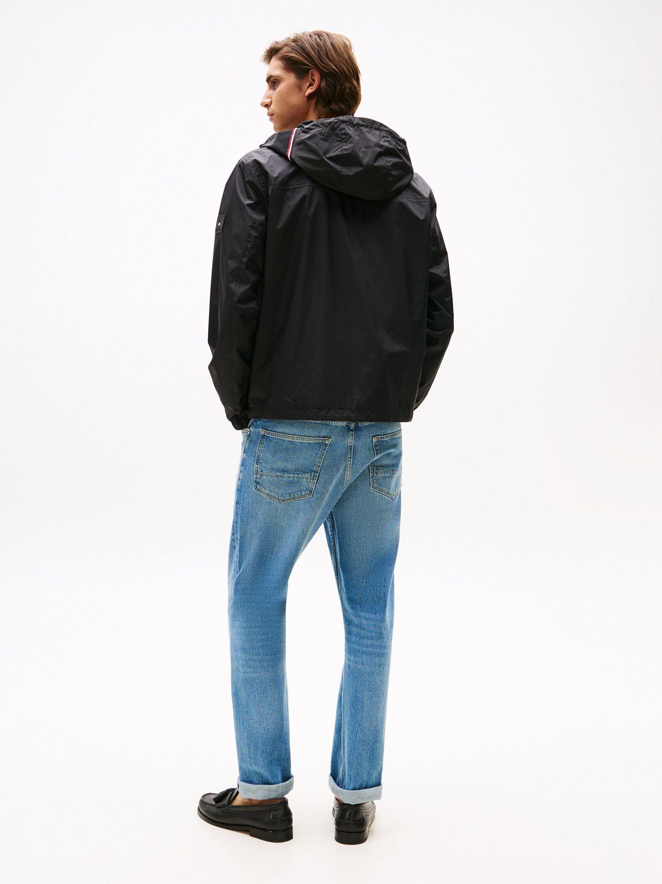 Cortavientos Hood  Logo Engomado Negro Tommy Hilfiger-2