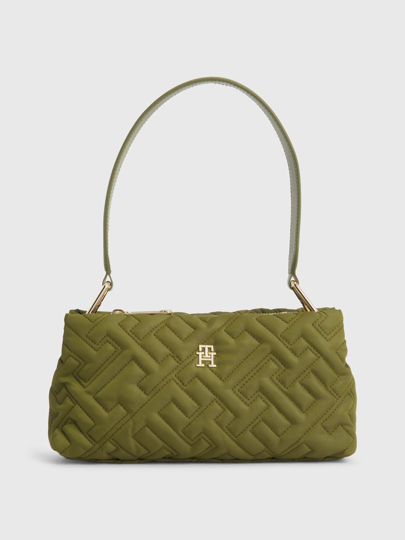 Cartera Soft Acolchada Con Logo Verde Tommy Hilfiger-0