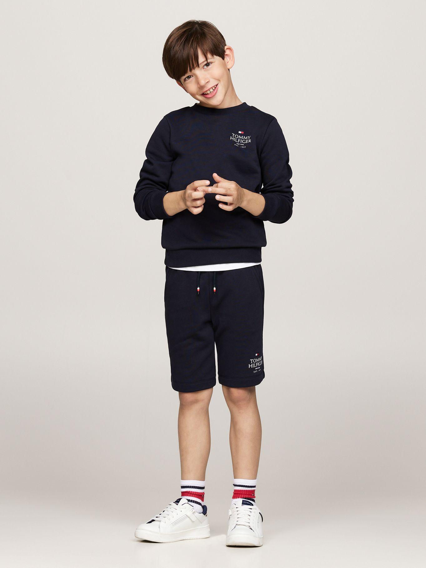 Polerón De Niño Con Logo Azul Tommy Hilfiger-1