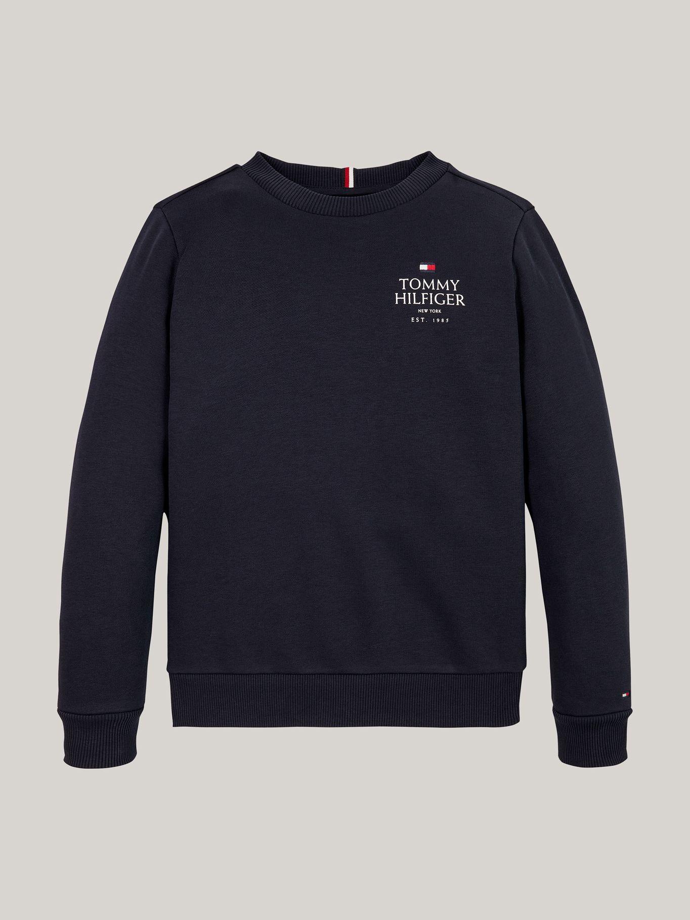 Polerón De Niño Con Logo Azul Tommy Hilfiger-4