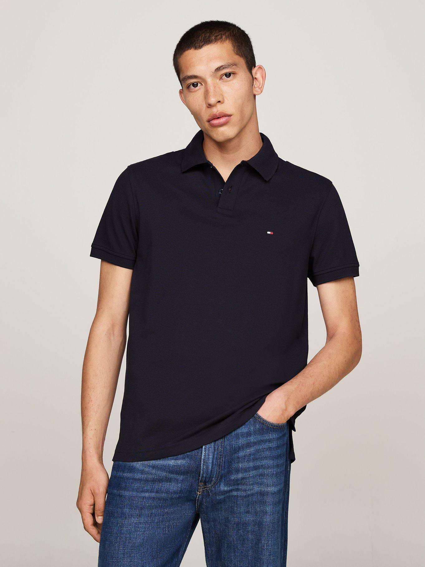 Polo Color Block Regular Fit Azul Tommy Hilfiger-0