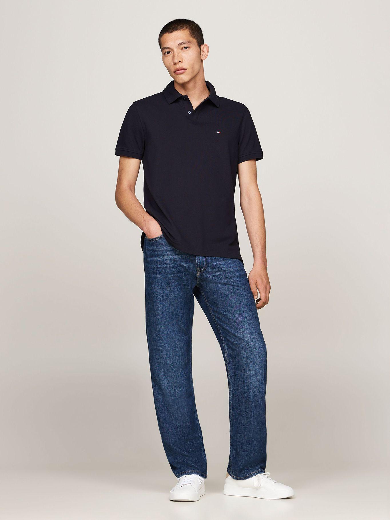 Polo Color Block Regular Fit Azul Tommy Hilfiger-1