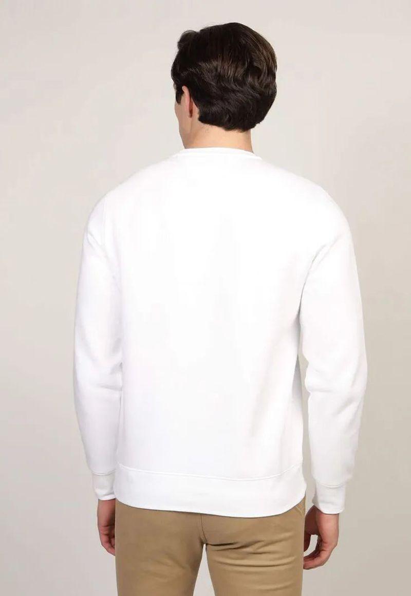 Polerón Stripe Logo Blanco Tommy Hilfiger-2