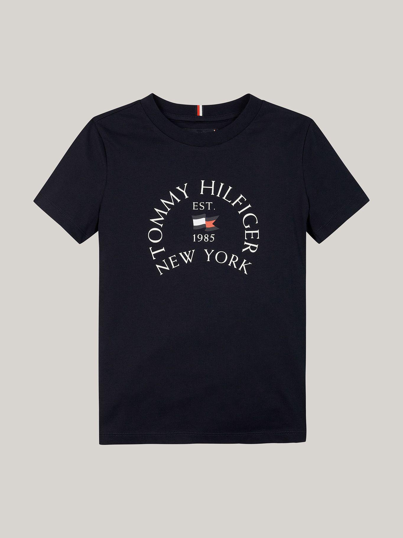 Polera De Niño Con Logo Náutico Azul Tommy Hilfiger-4