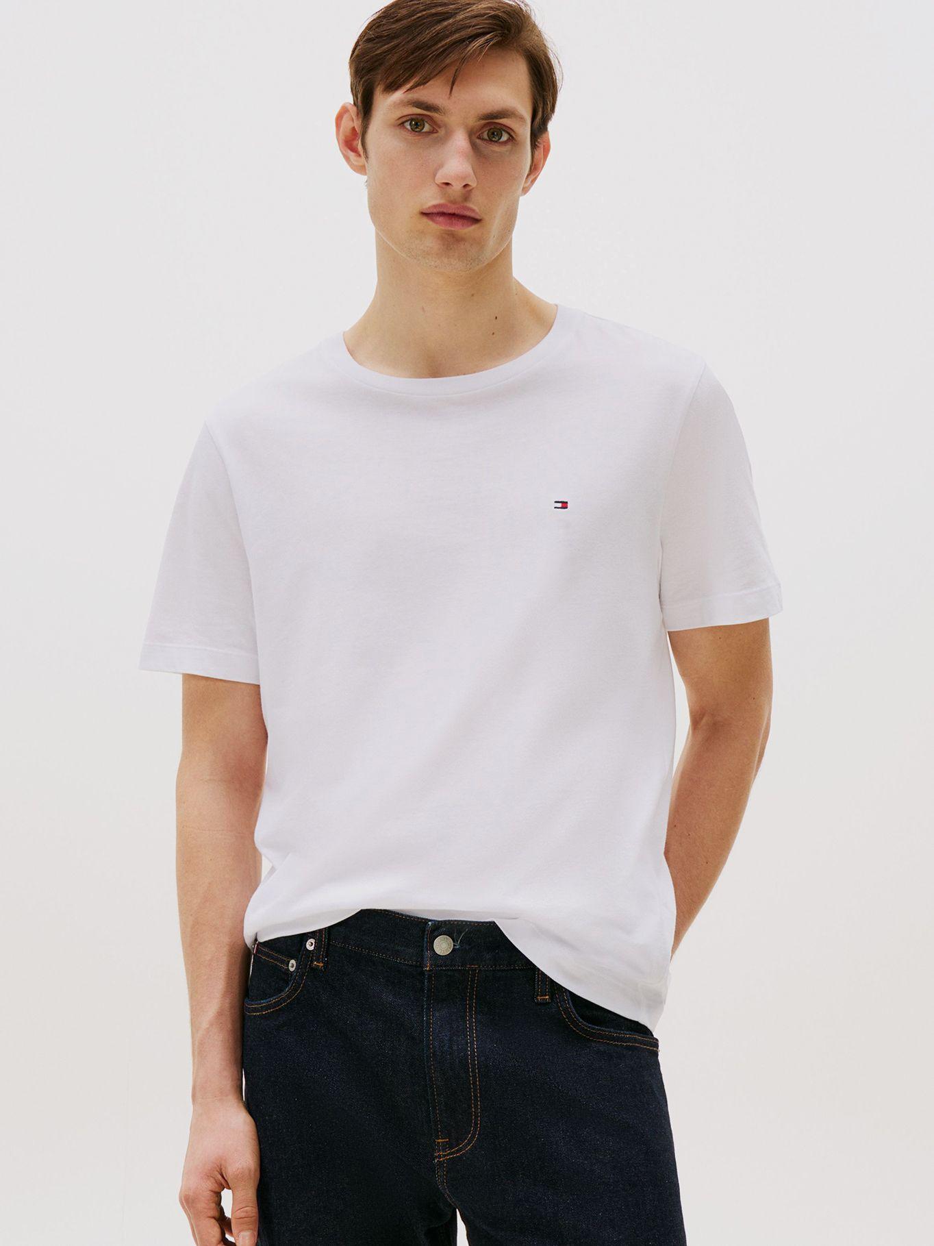 Polera Essential Solid Regular/Blanco Tommy Hilfiger-0