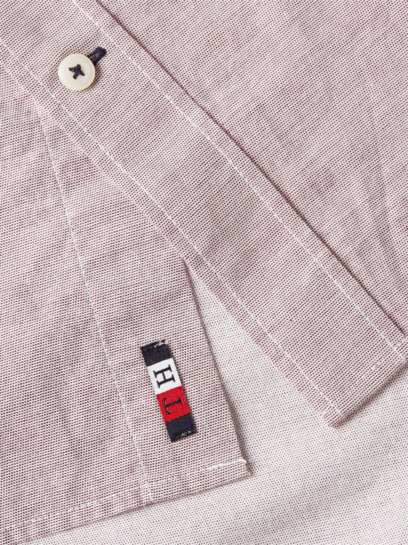 Camisa Solid Con Logo Regular Fit Rosado Tommy Hilfiger-2