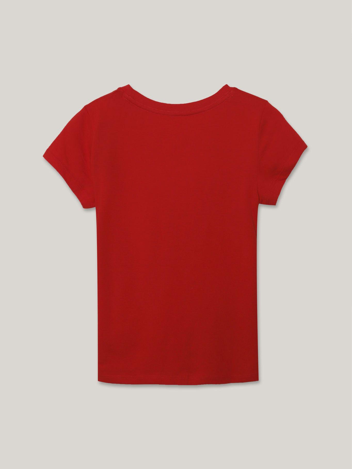 Polera De Niña Classic Con Logo Rojo Tommy Hilfiger-1