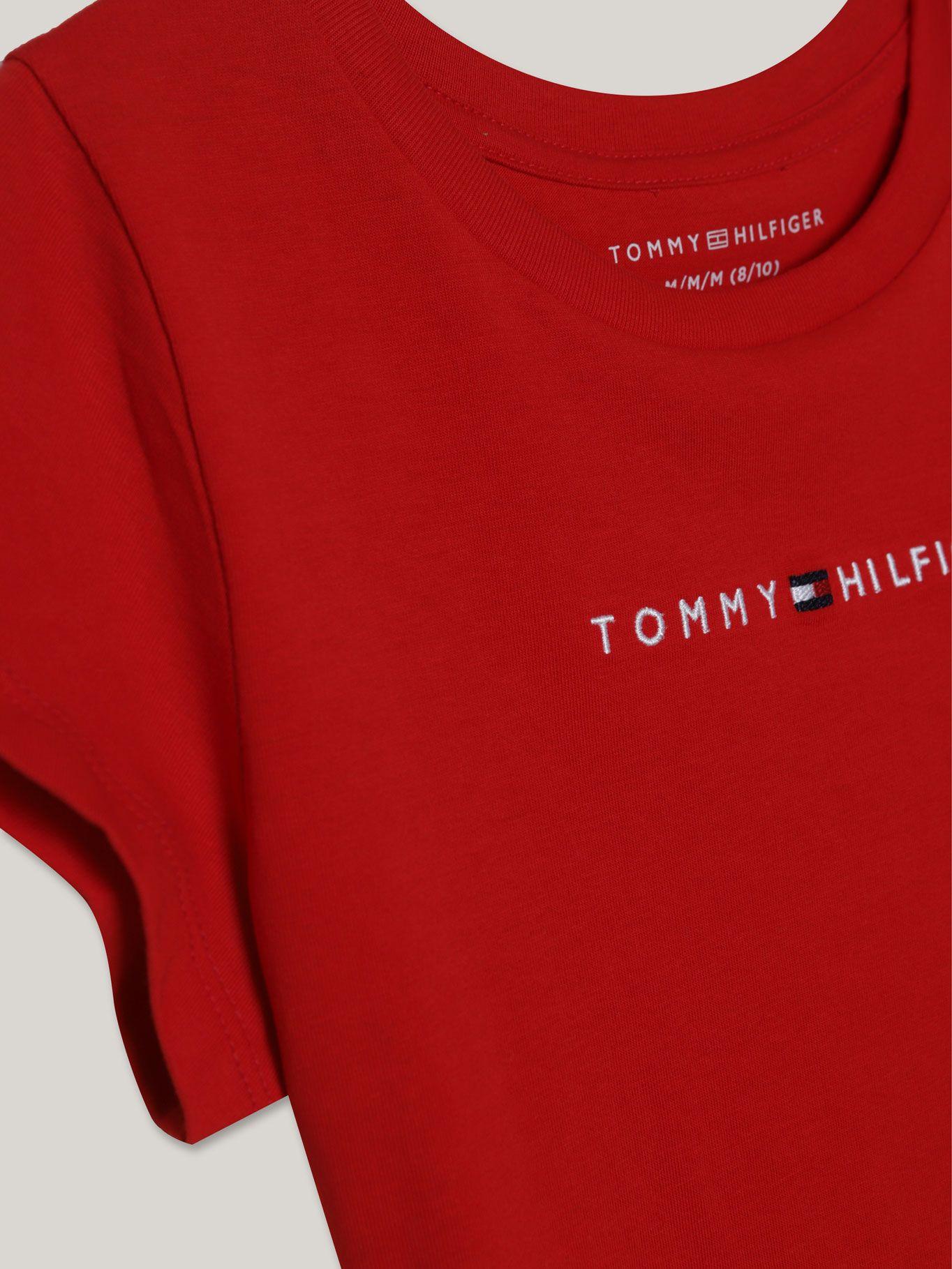 Polera De Niña Classic Con Logo Rojo Tommy Hilfiger-2