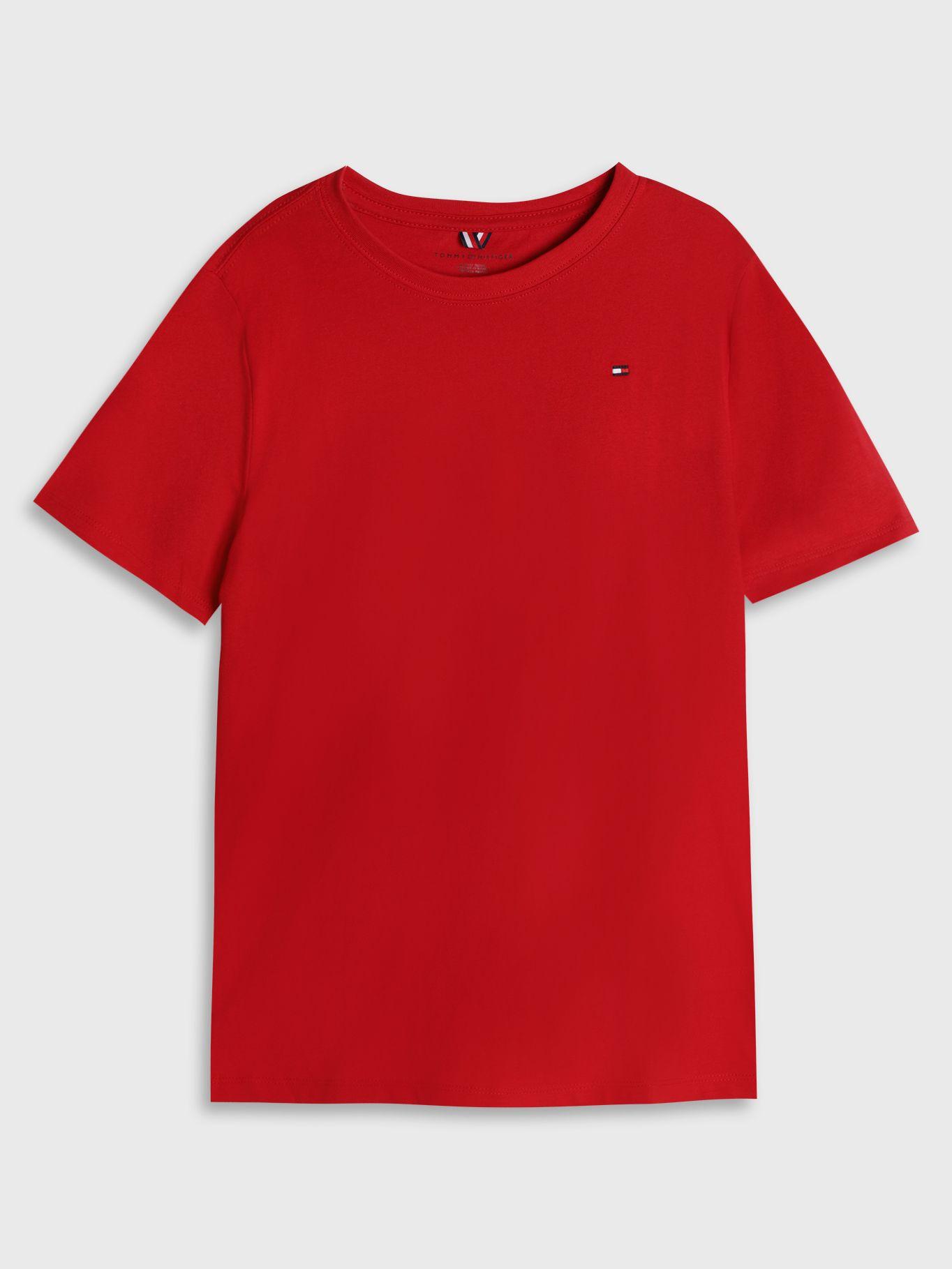 POLERA ESSENTIAL LOGO ROJO 611 TOMMY HILFIGER-0
