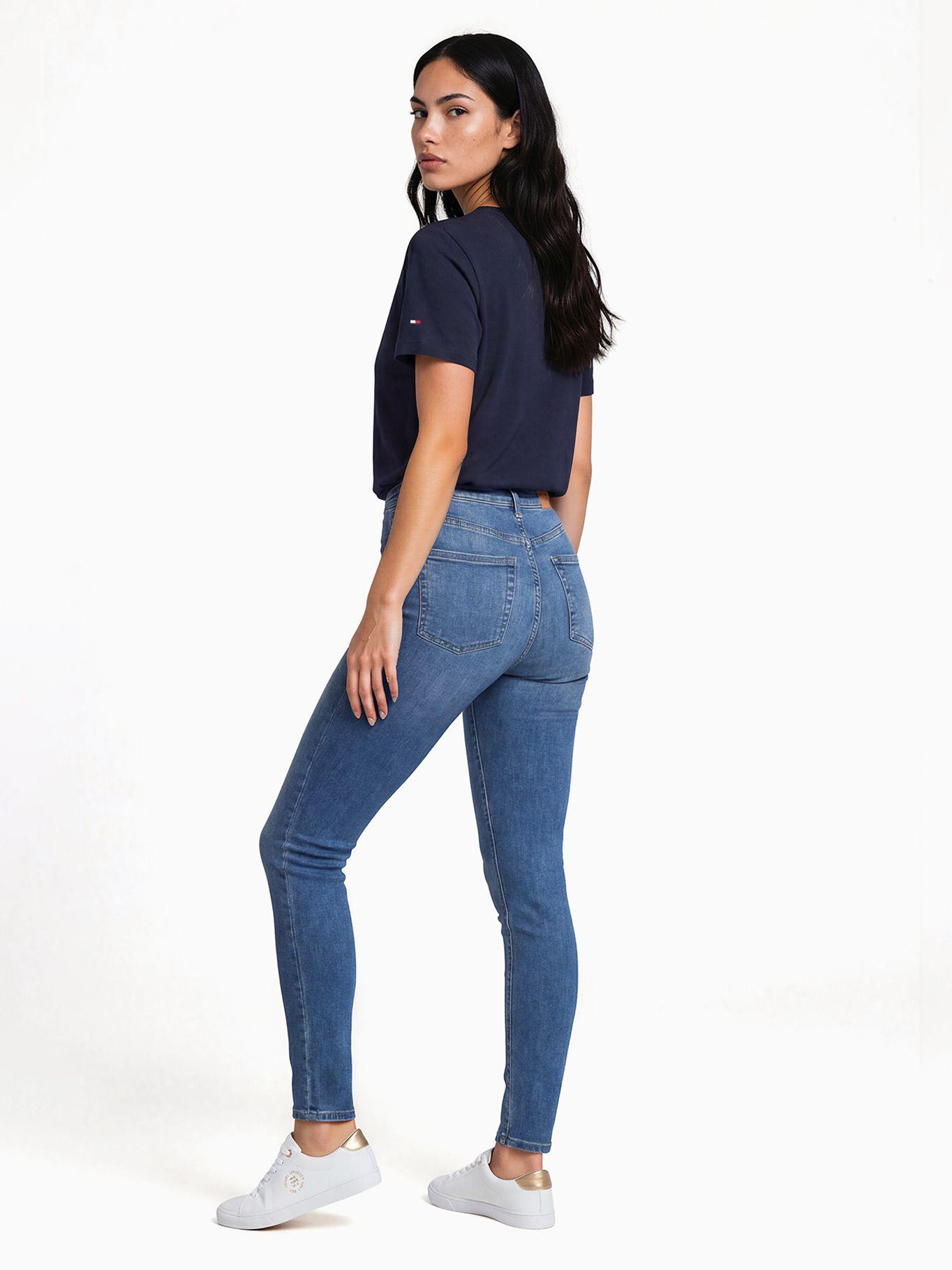 Polera Logo Gráfico Regular Azul Tommy Hilfiger 0ZQ-2