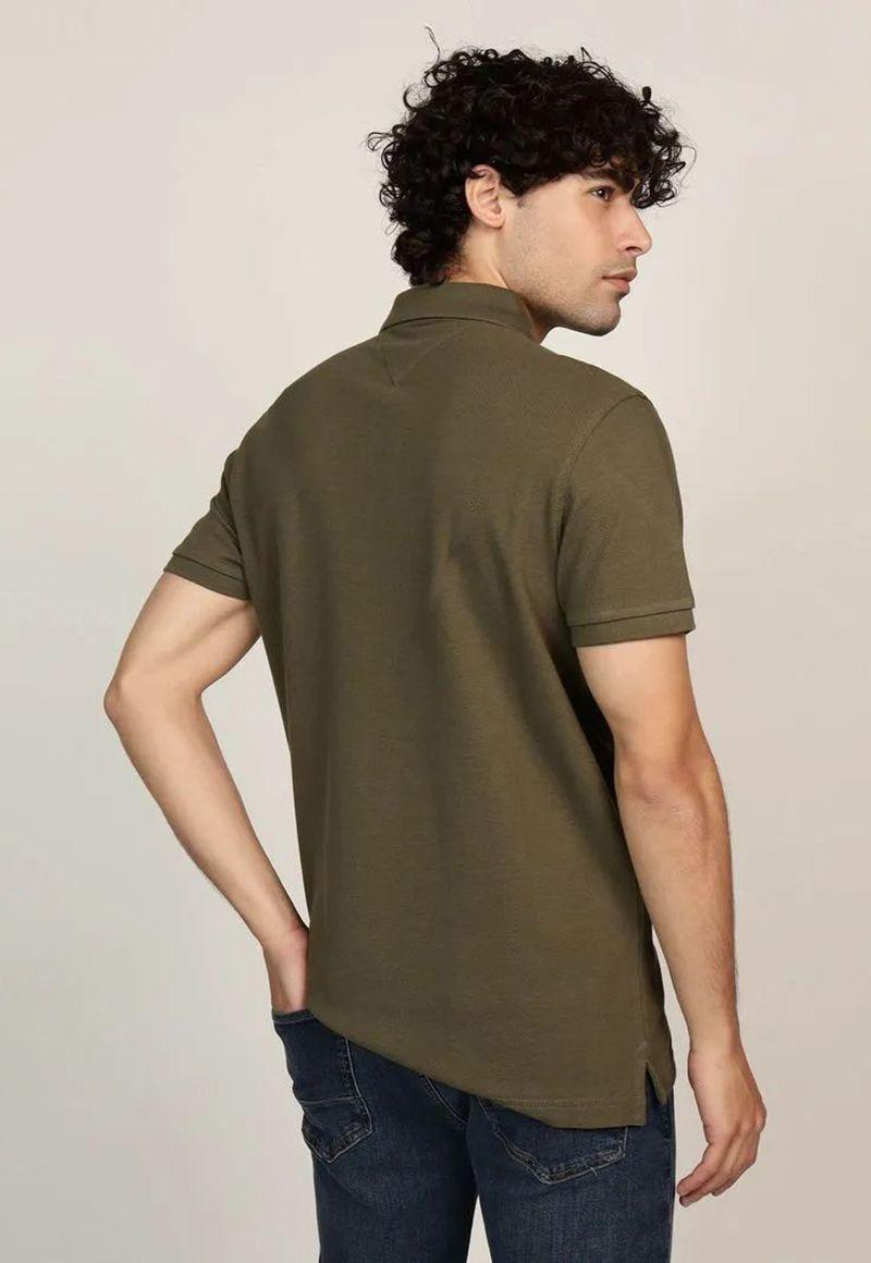 Polo Global Stripe Regular Fit Verde Tommy Hilfiger-2