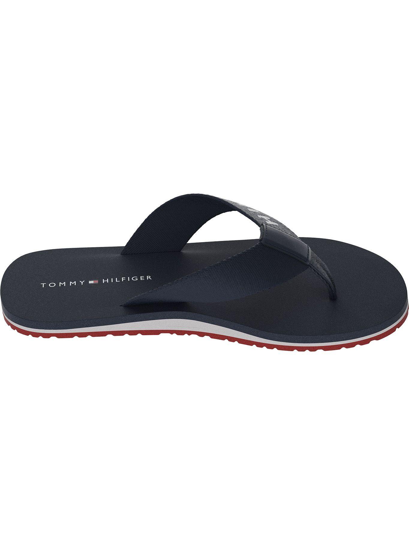 Sandalias Print Logo Azul Tommy Hilfiger-1