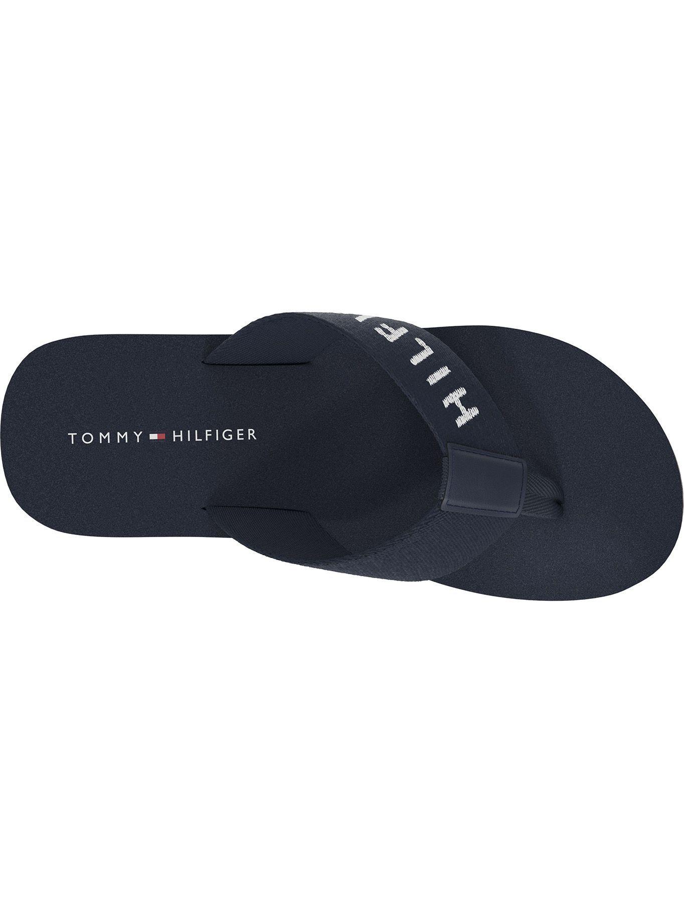 Sandalias Print Logo Azul Tommy Hilfiger-3