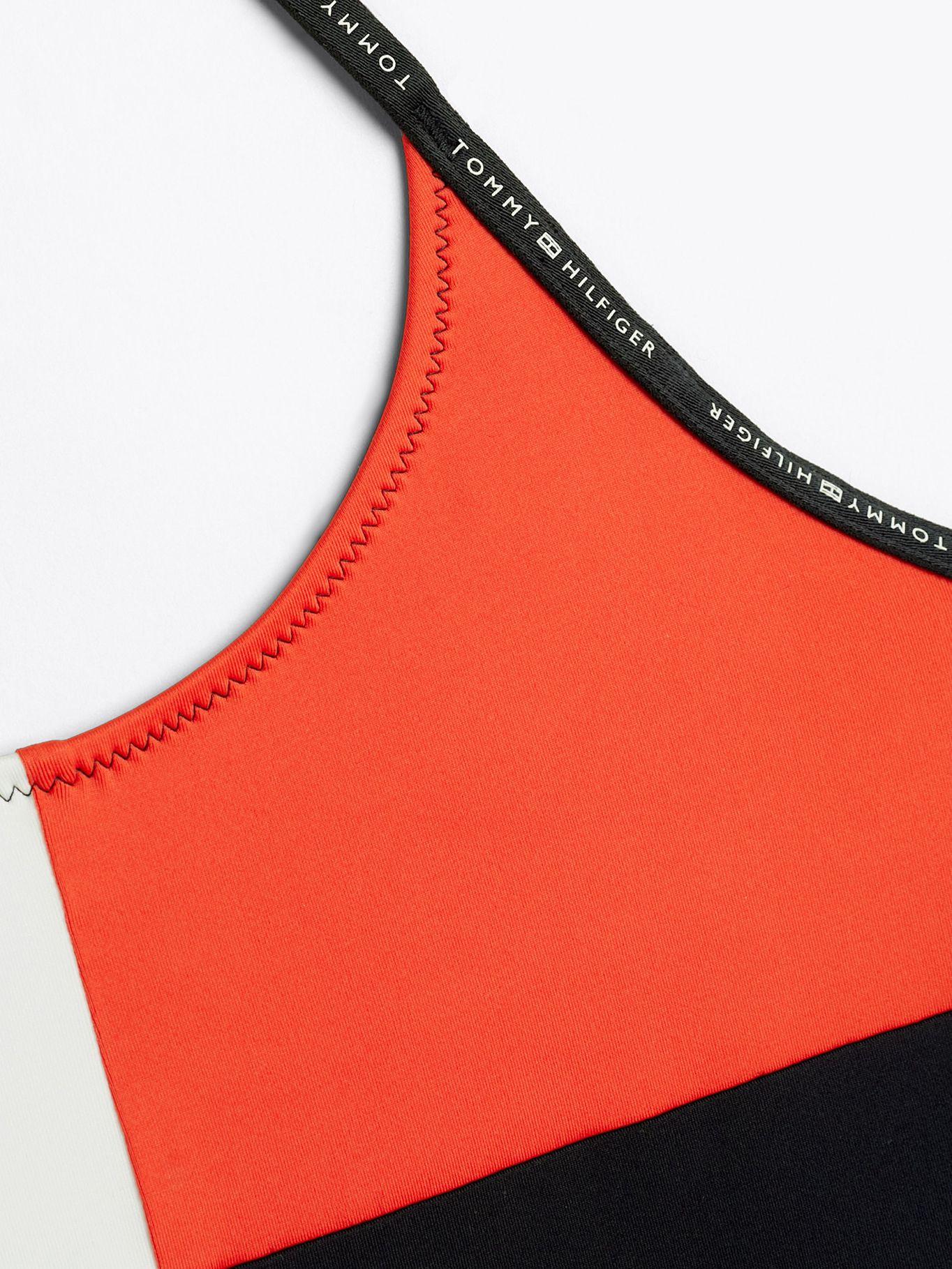 Traje Baño Estilo Halter Logo Multicolor Tommy Hilfiger-2