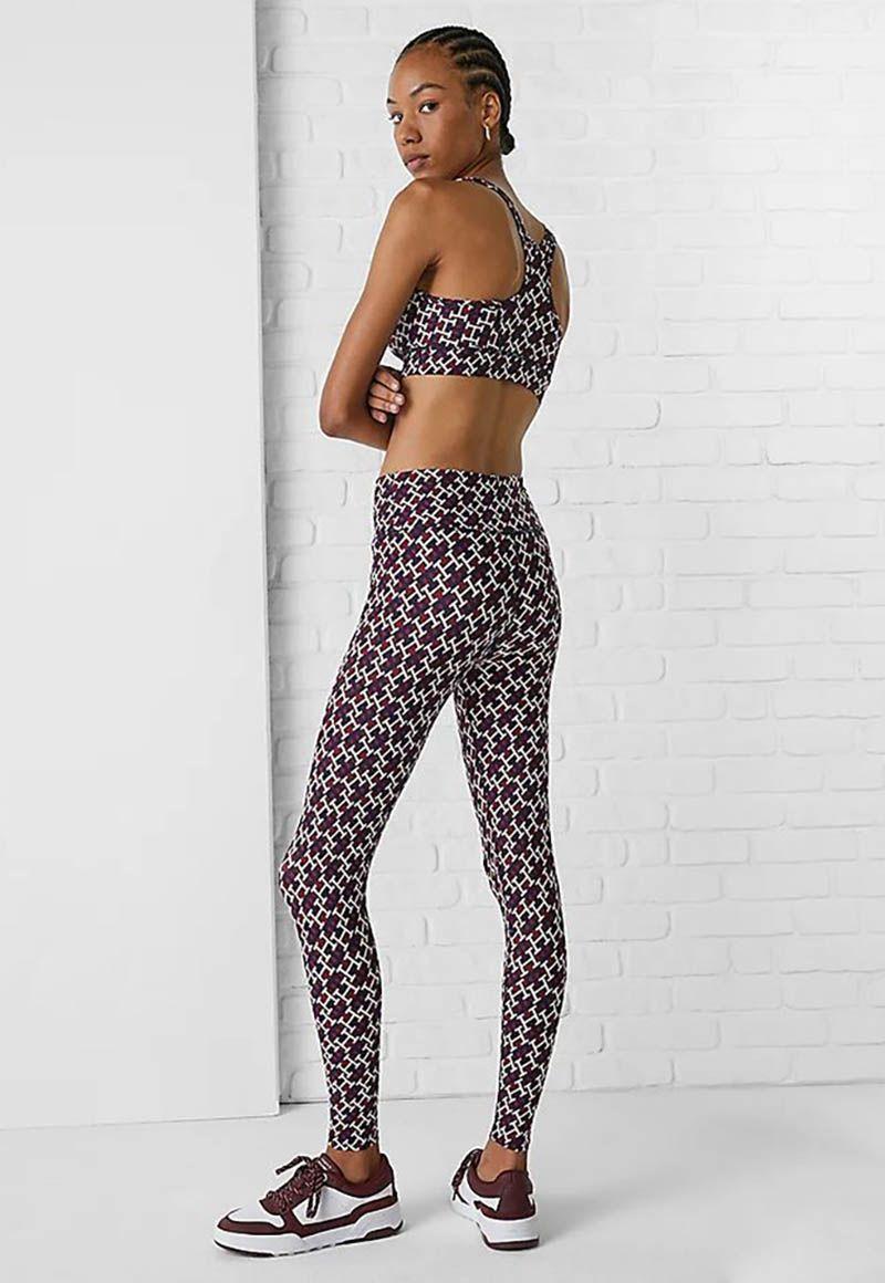 Leggings Sports Monogram Burdeo Tommy Hilfiger-4