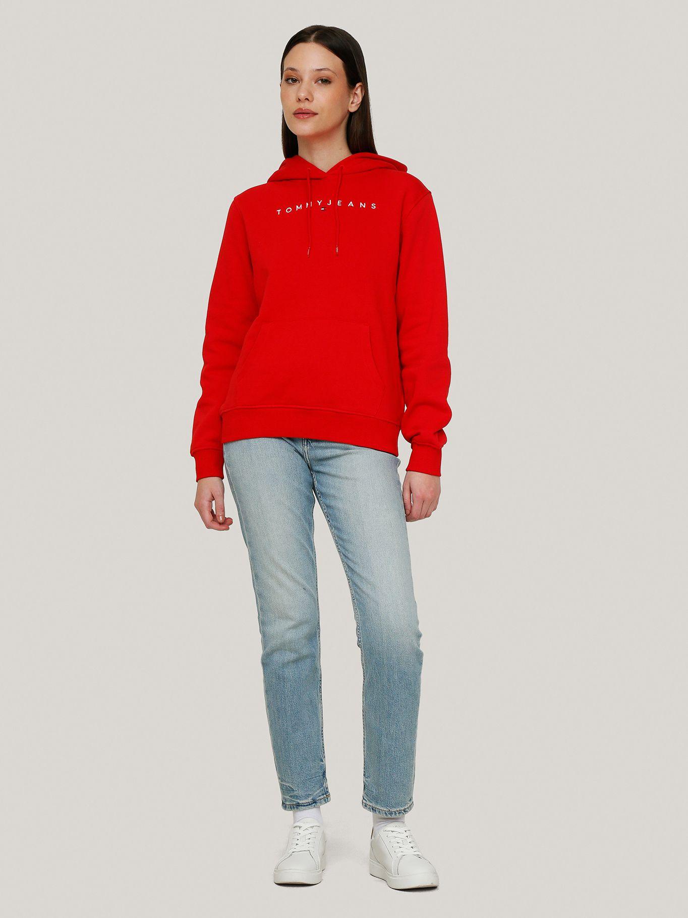 Polerón Hoodie Logo Monotyp Rojo Tommy Jeans-1