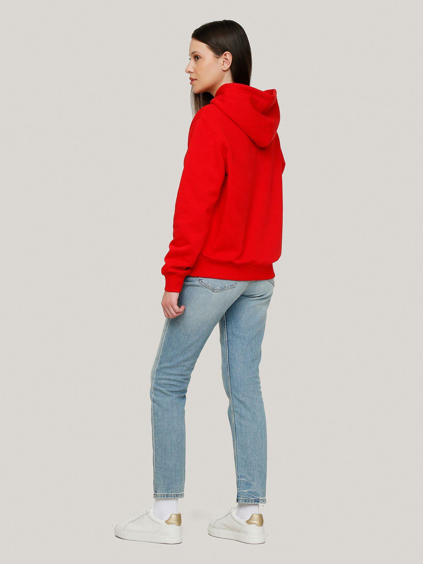 Polerón Hoodie Logo Monotyp Rojo Tommy Jeans-2