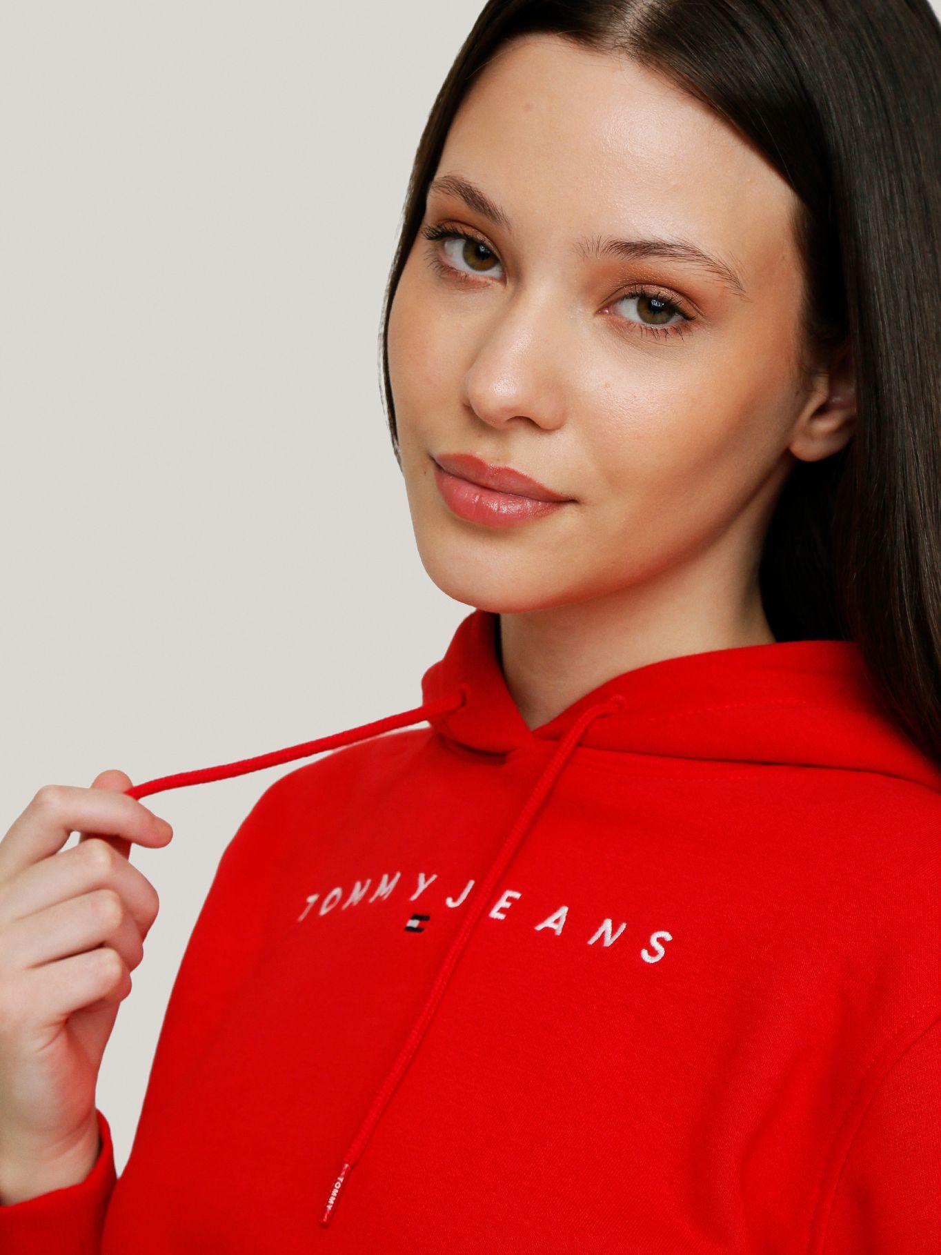 Polerón Hoodie Logo Monotyp Rojo Tommy Jeans-4