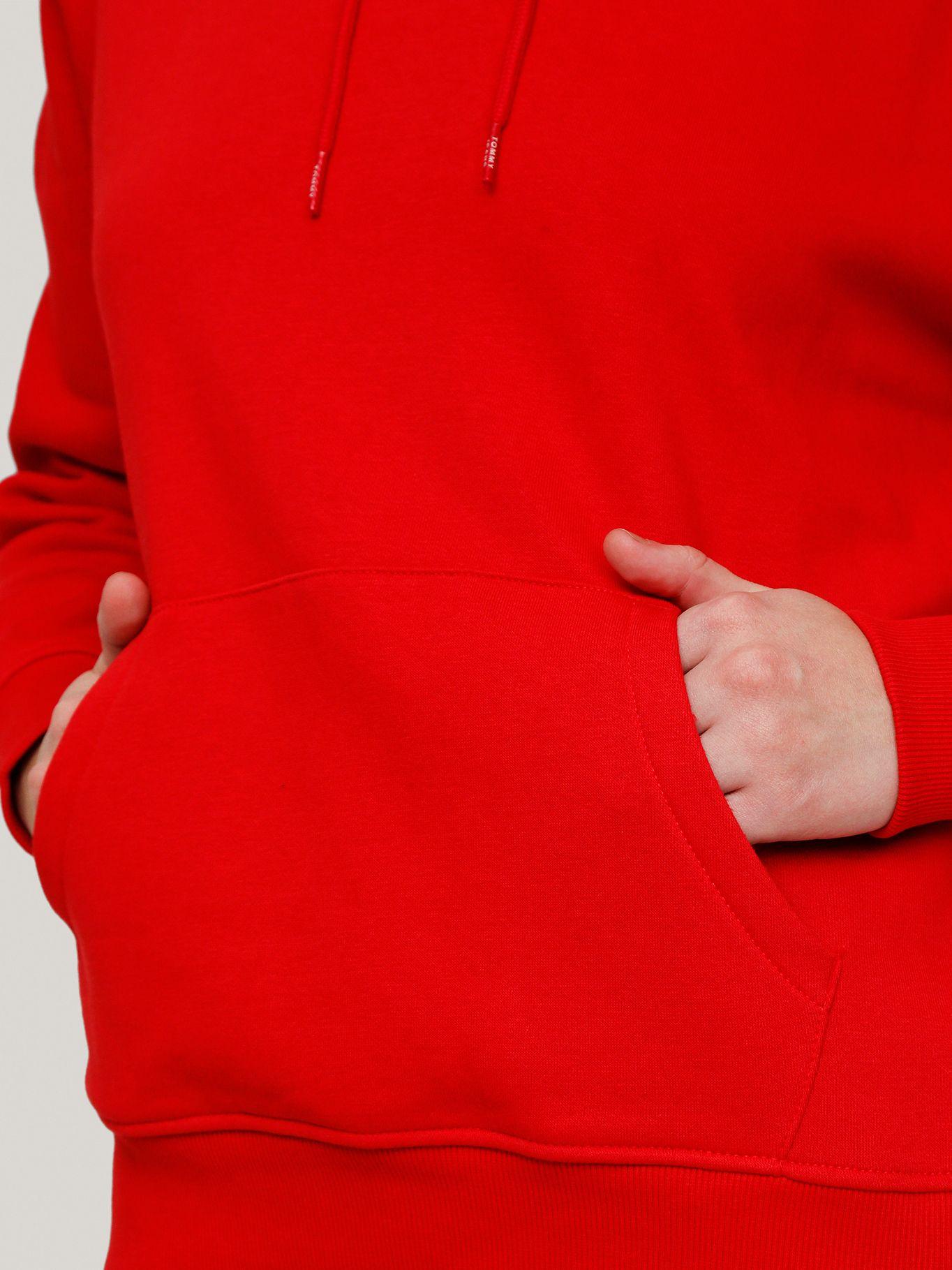 Polerón Hoodie Logo Monotyp Rojo Tommy Jeans-5