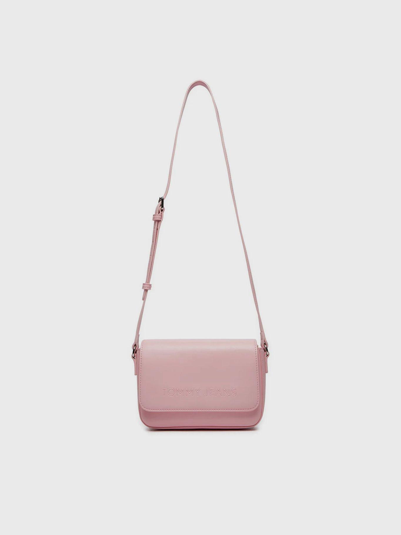 Bandolera Essential Con Solapa Rosa Tommy Hilfiger-4