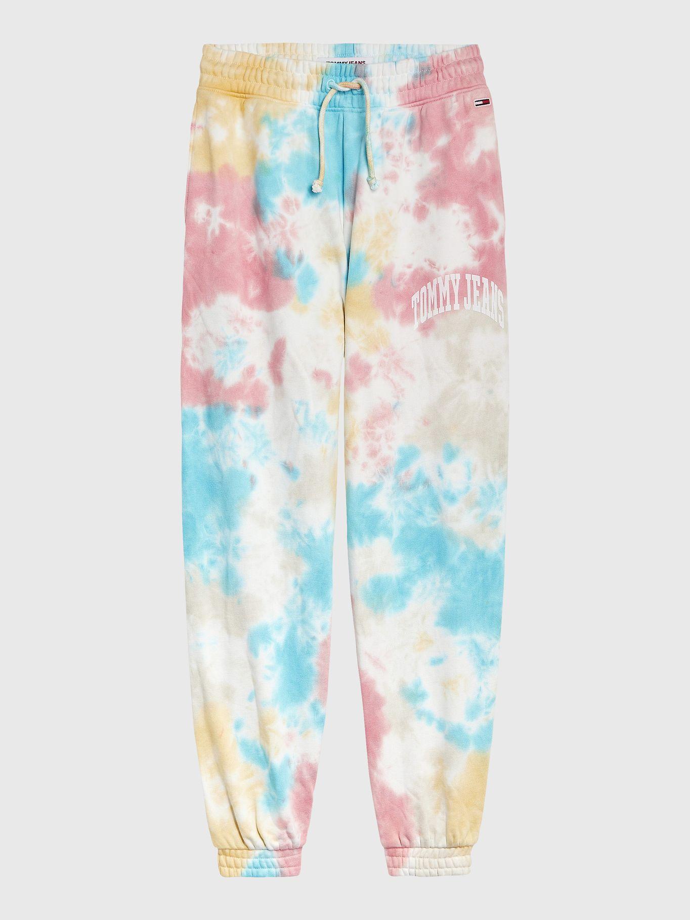 Joggers Tie Dye Relaxed Blanco Tommy Jeans-4