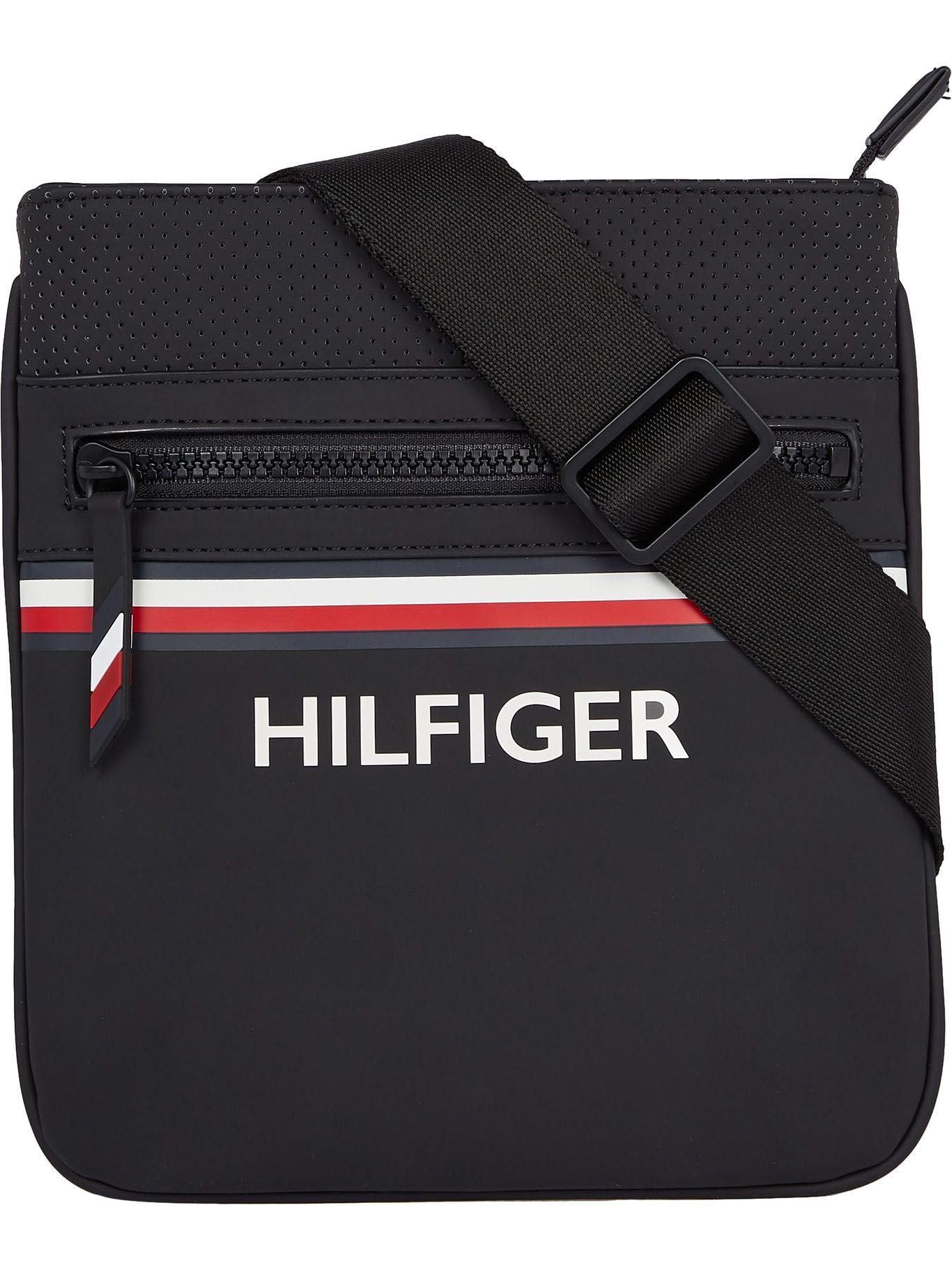 Bolso Crossbody Stripe Logo Negro Tommy Hilfiger-0