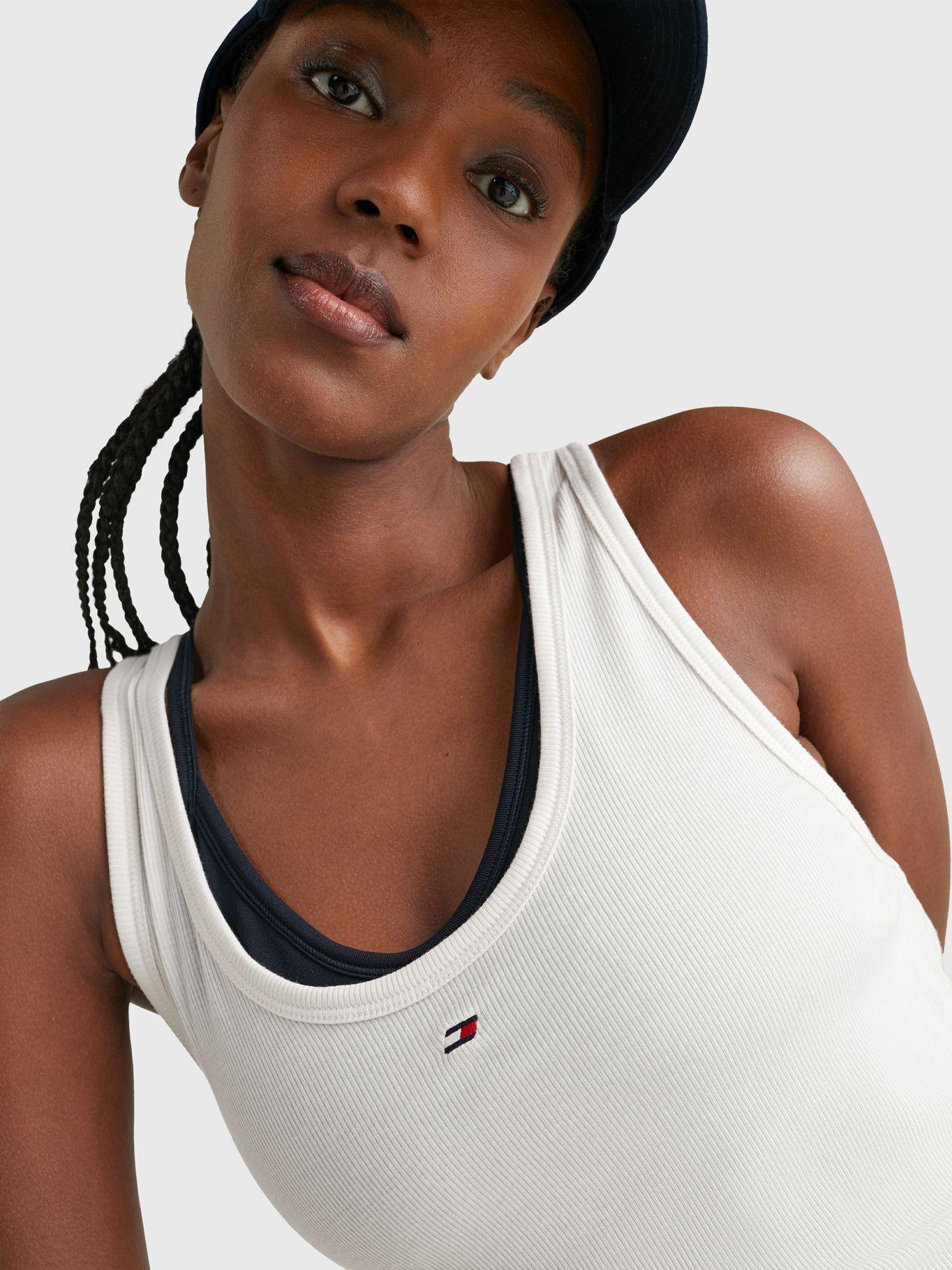 Polera Sport Modal Slim Fit Blanco Tommy Hilfiger-3