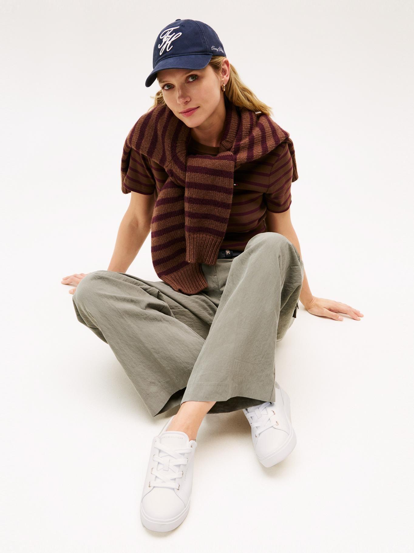 Zapatillas Cuero Casual Cupsol Blanco Tommy Hilfiger-1