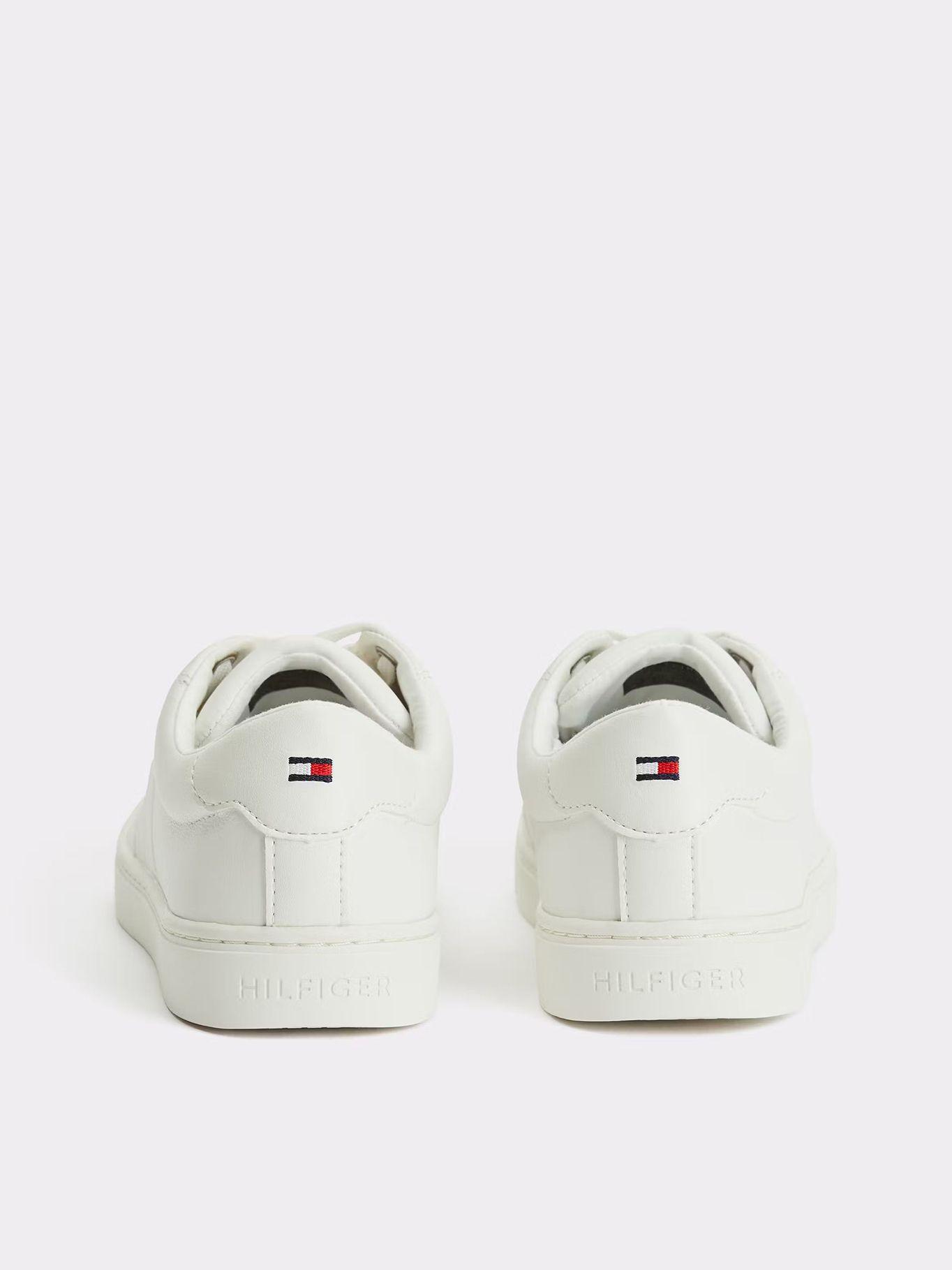 Zapatillas Tenis Cuero Suela Cups Blanco Tommy Hilfiger-1