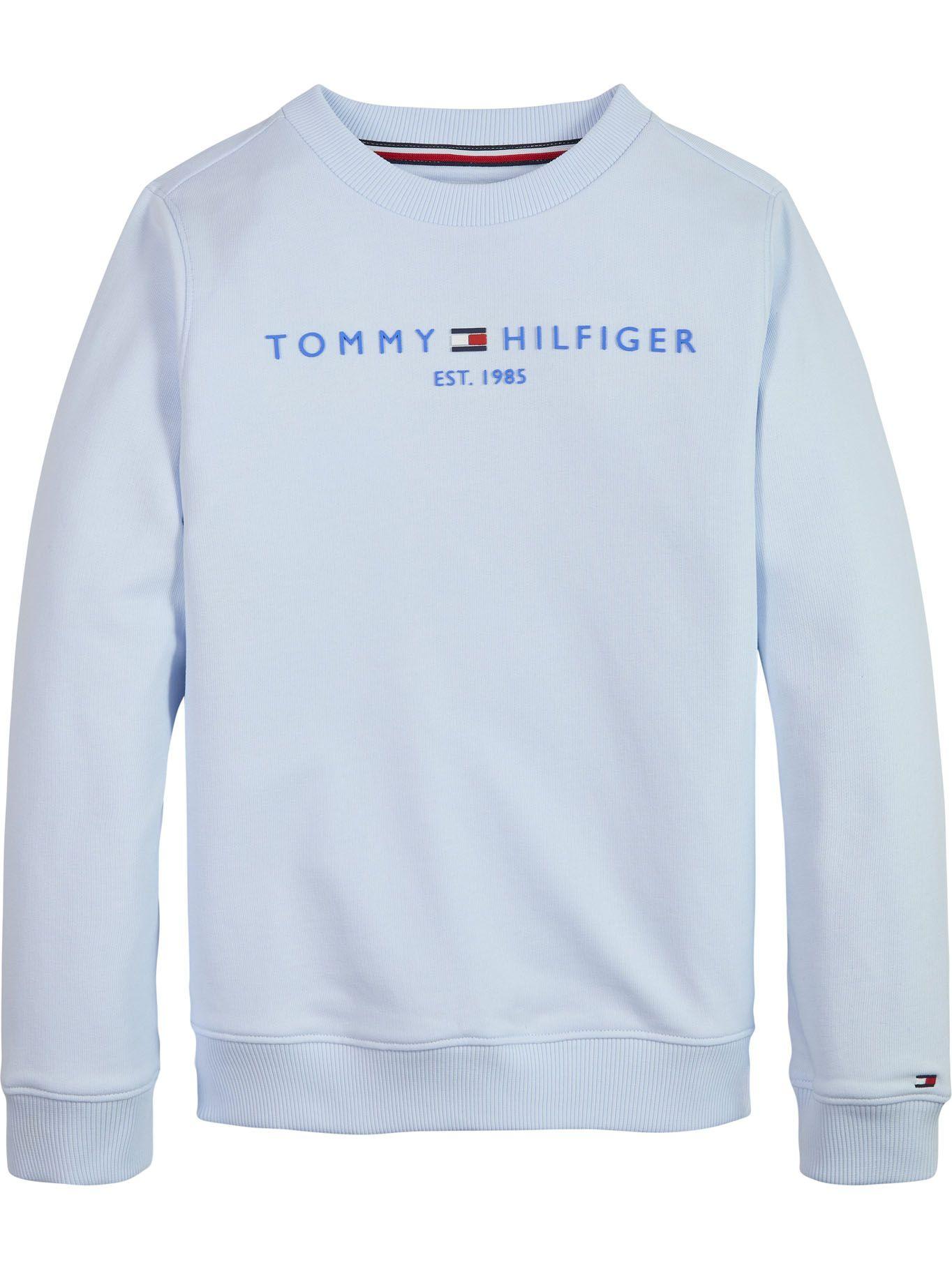 Polerón Essential Con Logo Celeste Tommy Hilfiger-0