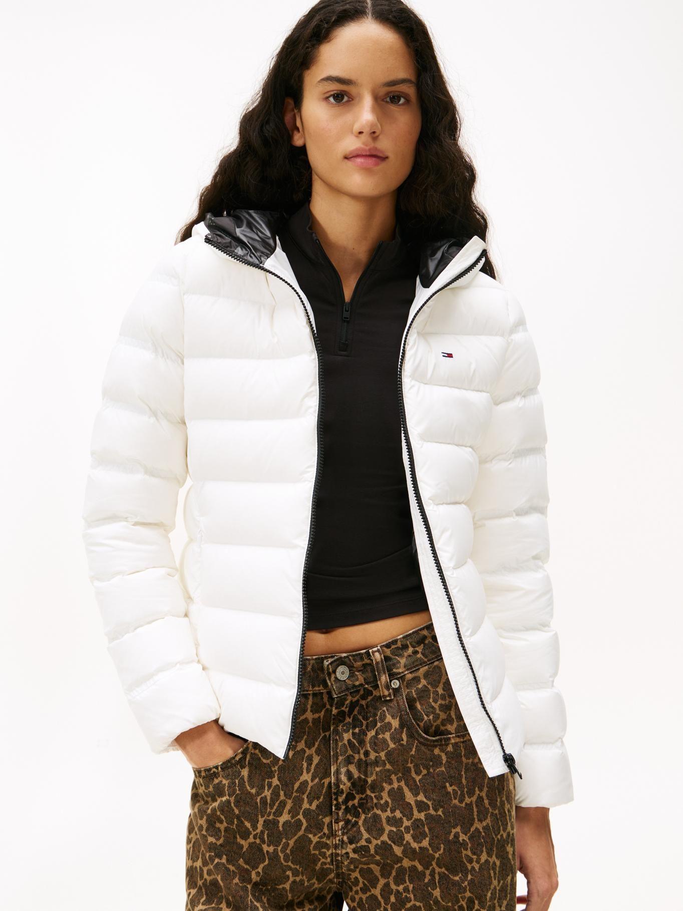 Parka Hooded Acolchada Slim Fit Blanco Tommy Jeans-0