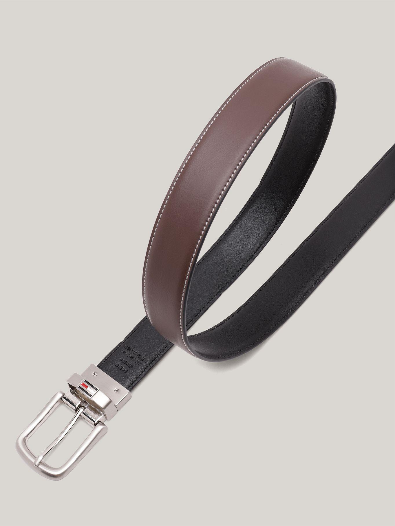 Cinturón Dress Reversible Café Tommy Hilfiger-2