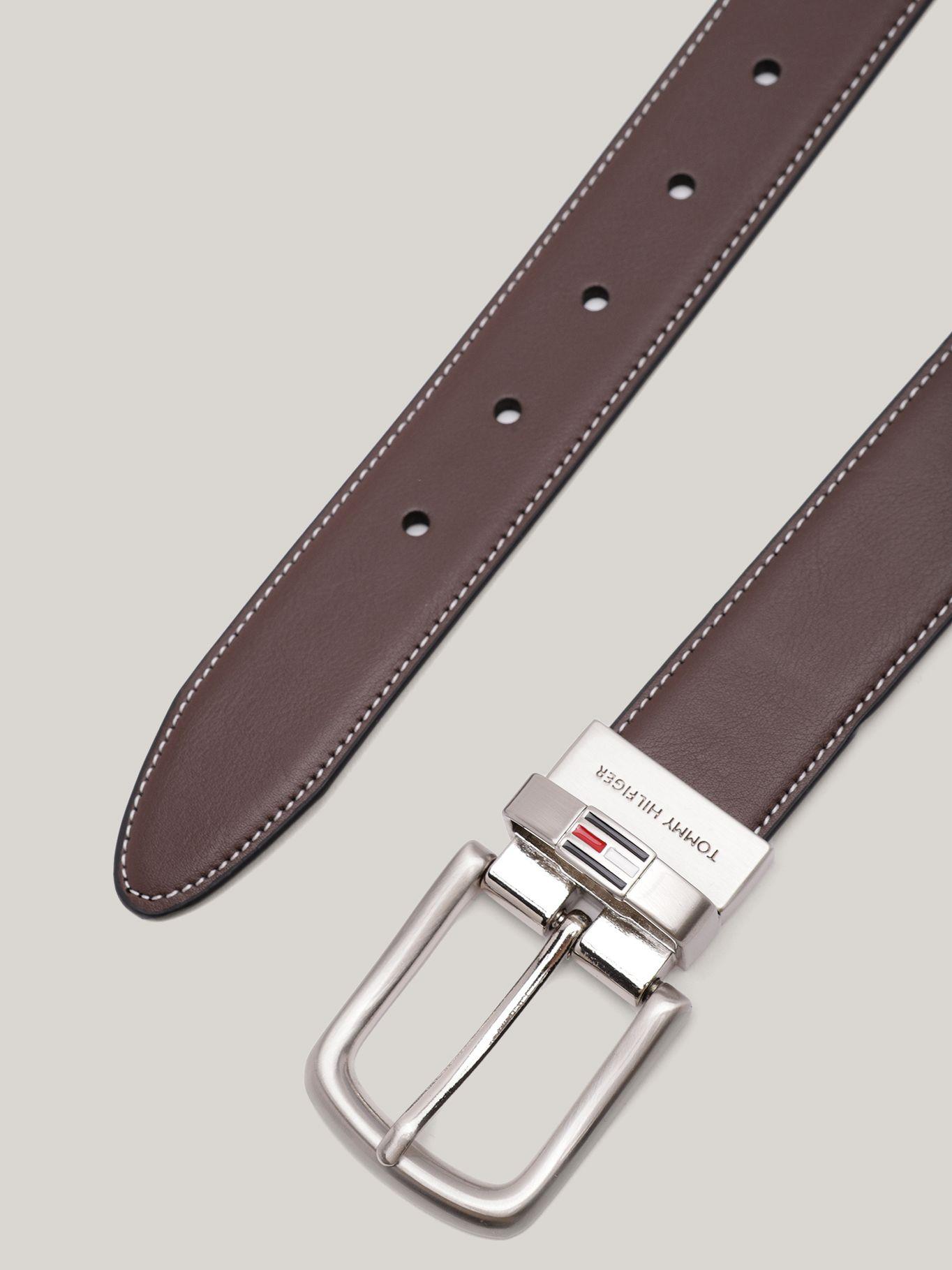 Cinturón Dress Reversible Café Tommy Hilfiger-3