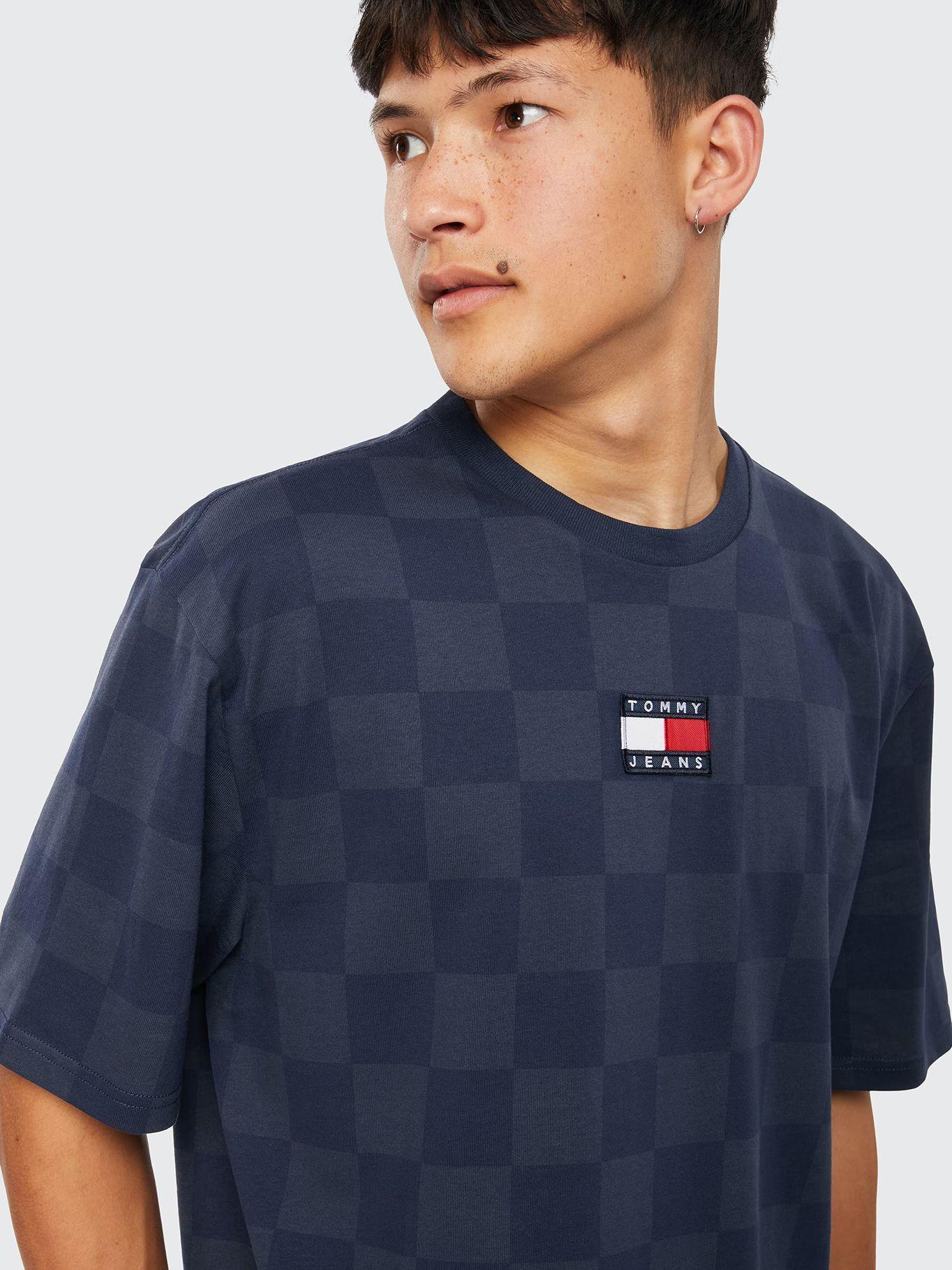 Polera Skater Checkerboard  Azul Tommy Jeans-3